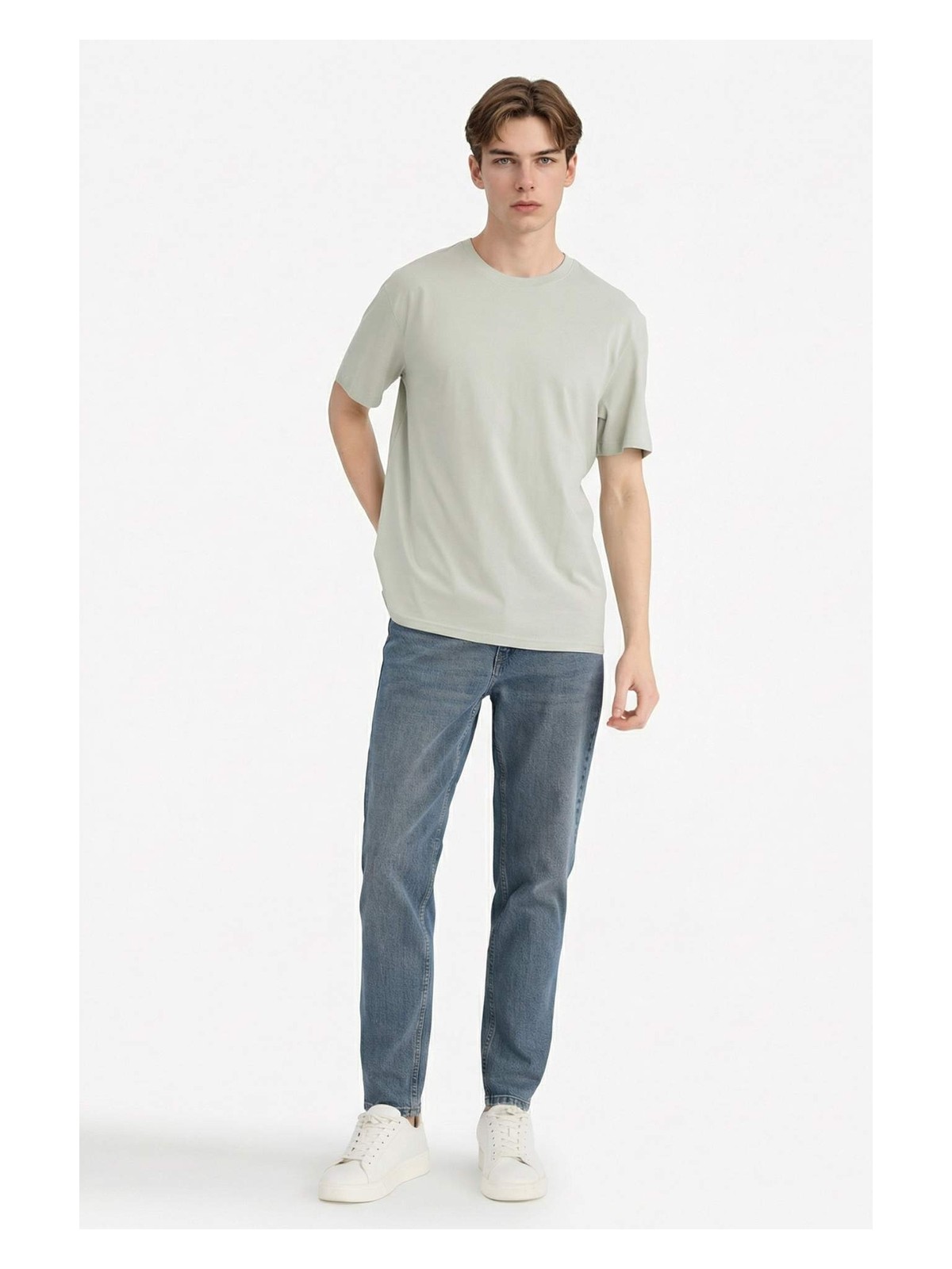 DeFacto New Regular Fit %100 Pamuk Basic Tişört V7699AZ26SP - Görsel 2