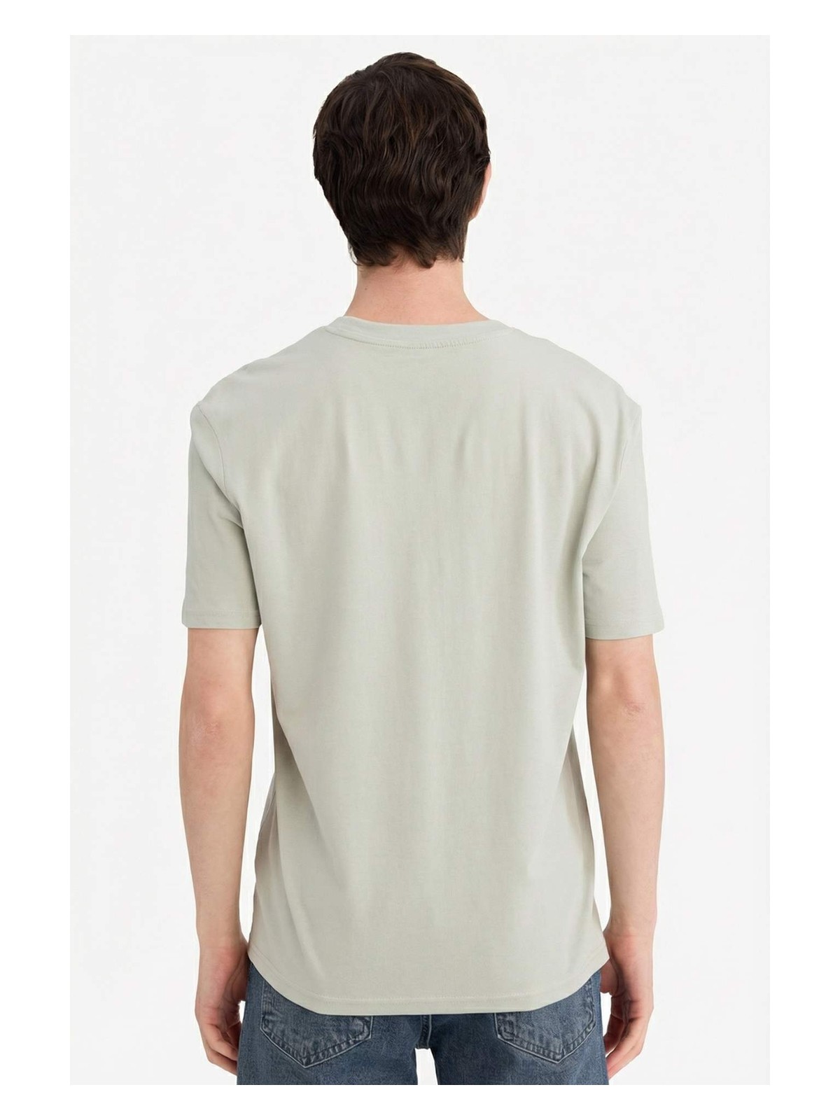 DeFacto New Regular Fit %100 Pamuk Basic Tişört V7699AZ26SP - Görsel 5