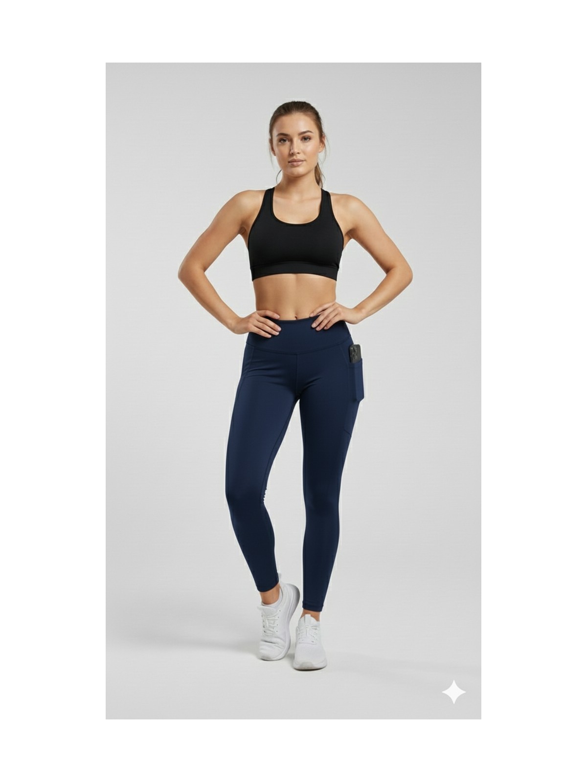 Toparlayıcı Etkili Yüksek Bel Kadın Günlük ve Spor Tayt Cepli - Görsel 3