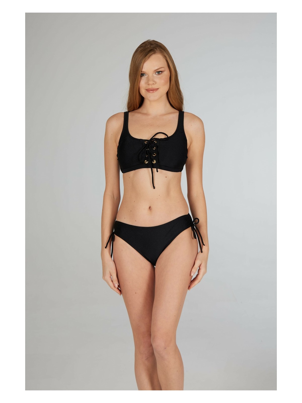 Estiva Kadın Siyah Bağcık Detaylı Concept Bikini Takımı