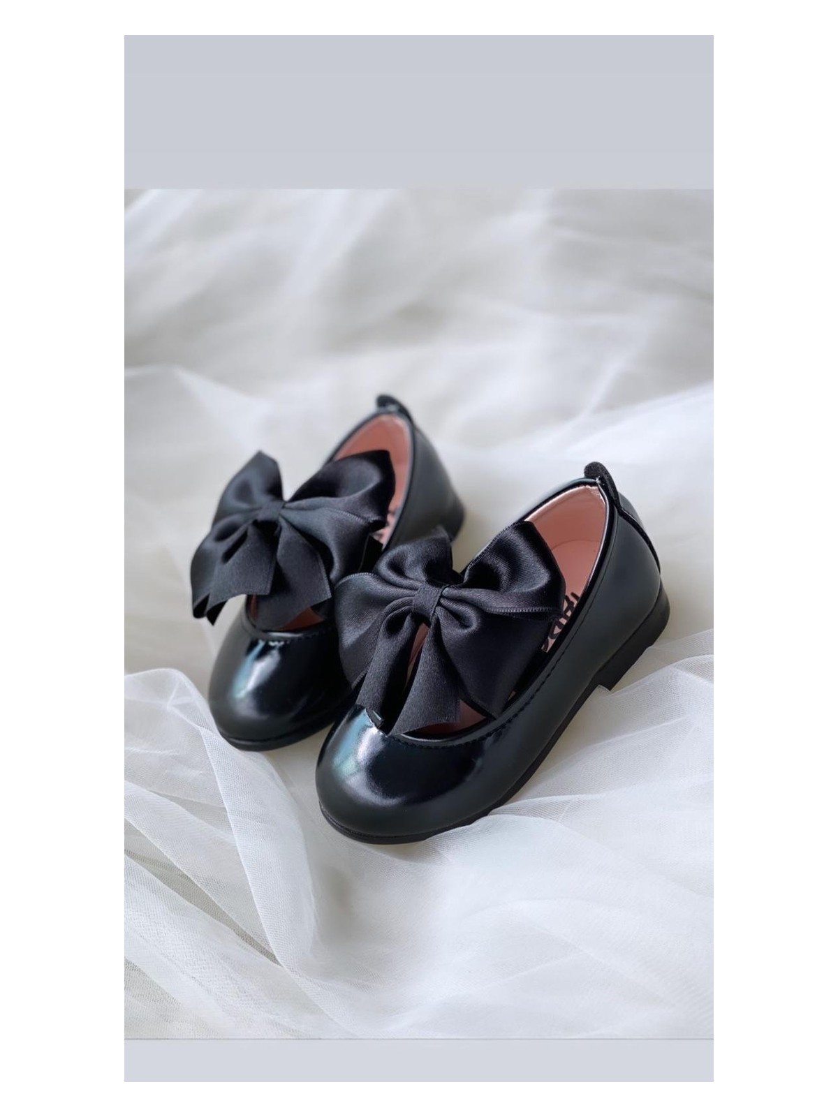 Sy Store Kız Çocuk Fiyonklu Babet Ayakkabı