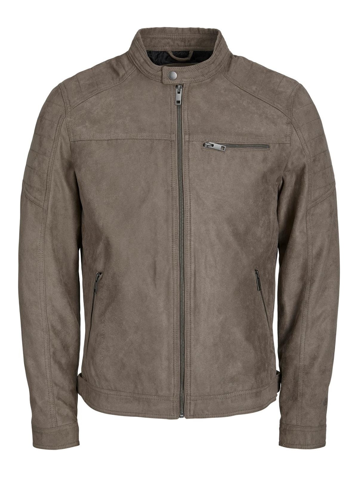 Jack & Jones Açık Kahverengi Erkek Pu Deri Ceket 12147218