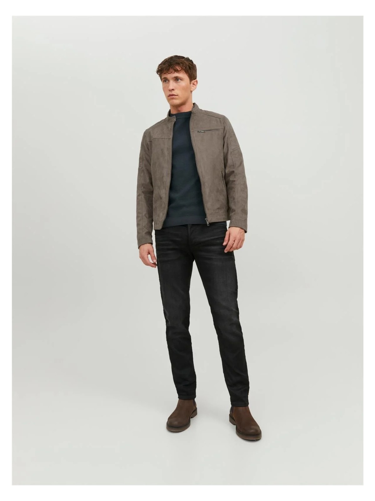 Jack & Jones Açık Kahverengi Erkek Pu Deri Ceket 12147218 görsel 3