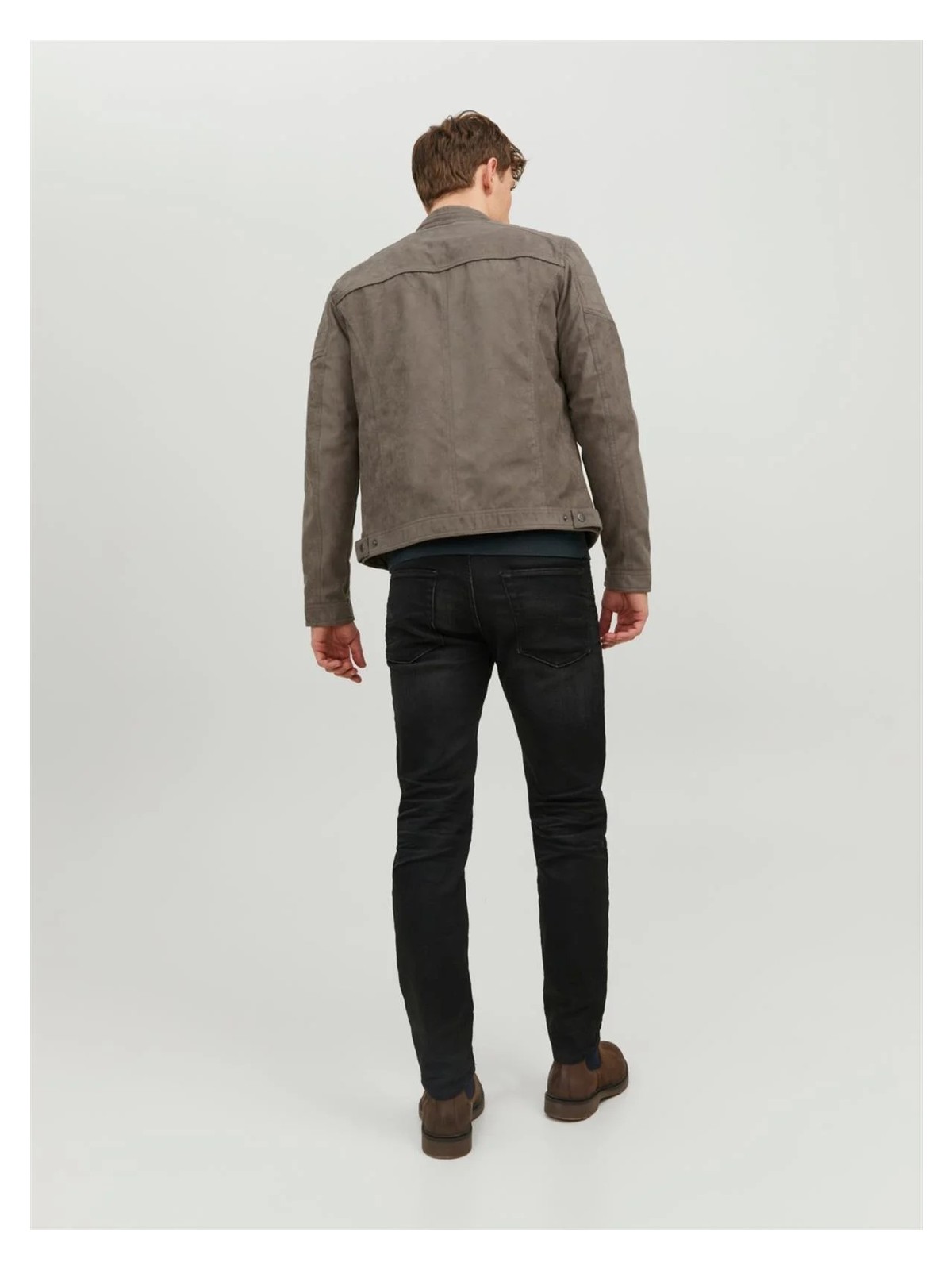 Jack & Jones Açık Kahverengi Erkek Pu Deri Ceket 12147218 görsel 4