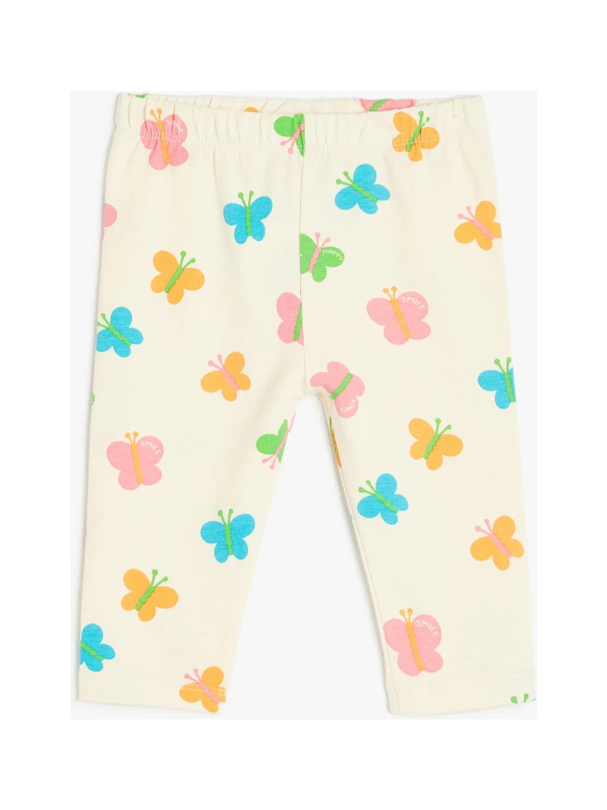 Koton Kız Çocuk Leggıngs Renkli Kelebek Deseni ile Rahat Kullanım İçin Tasarlandı