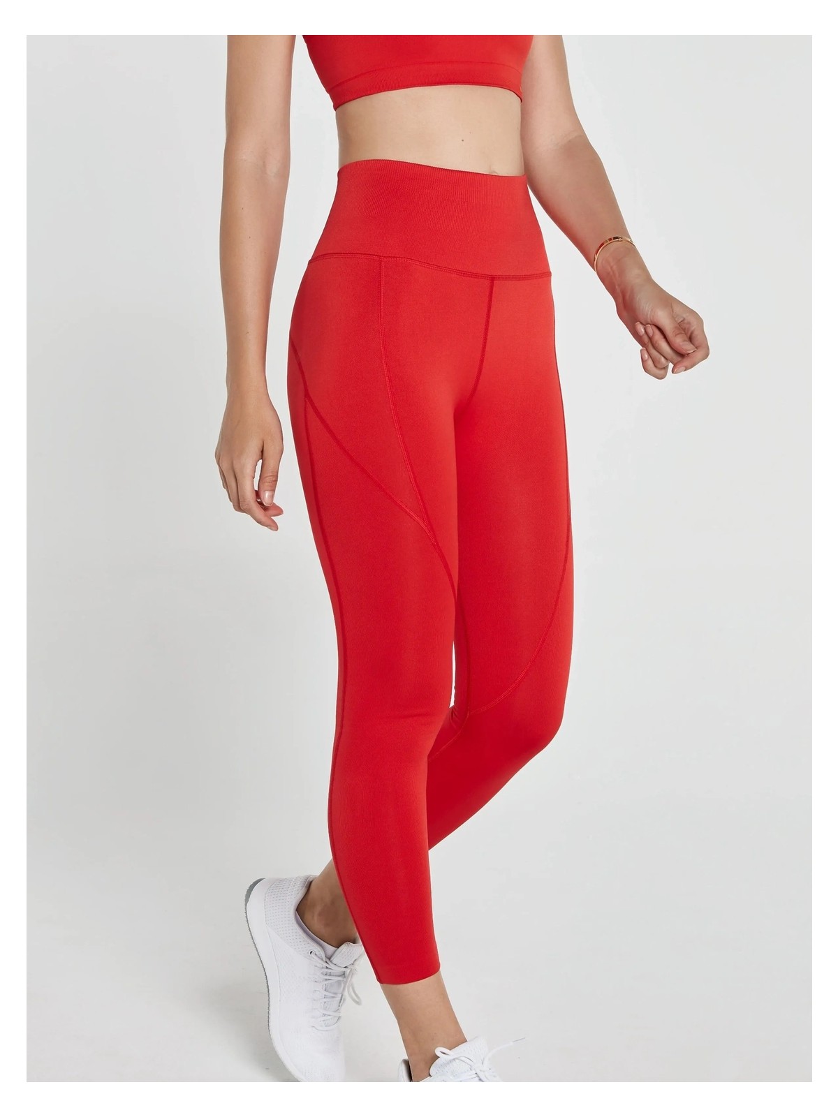 Jerf Pine Kadın Yüksek Bel Kırmızı Tayt S Beden Spor Tarzı ve Yüksek Konfor