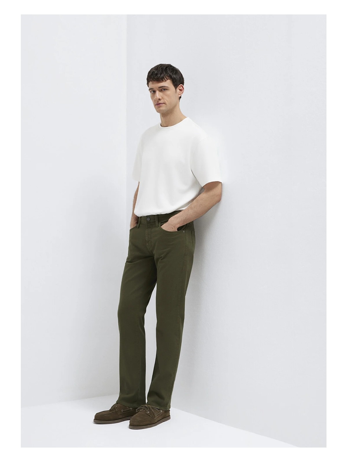 Mavi Martin Yeşil Gabardin Pantolon 00378A3057 - Görsel 2