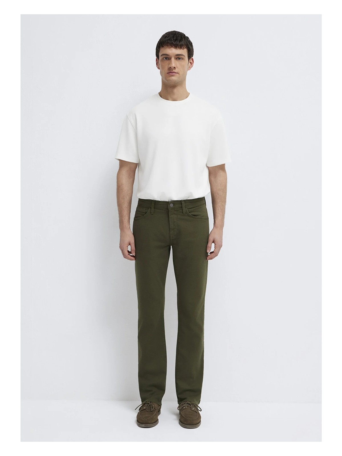 Mavi Martin Yeşil Gabardin Pantolon 00378A3057 - Görsel 5