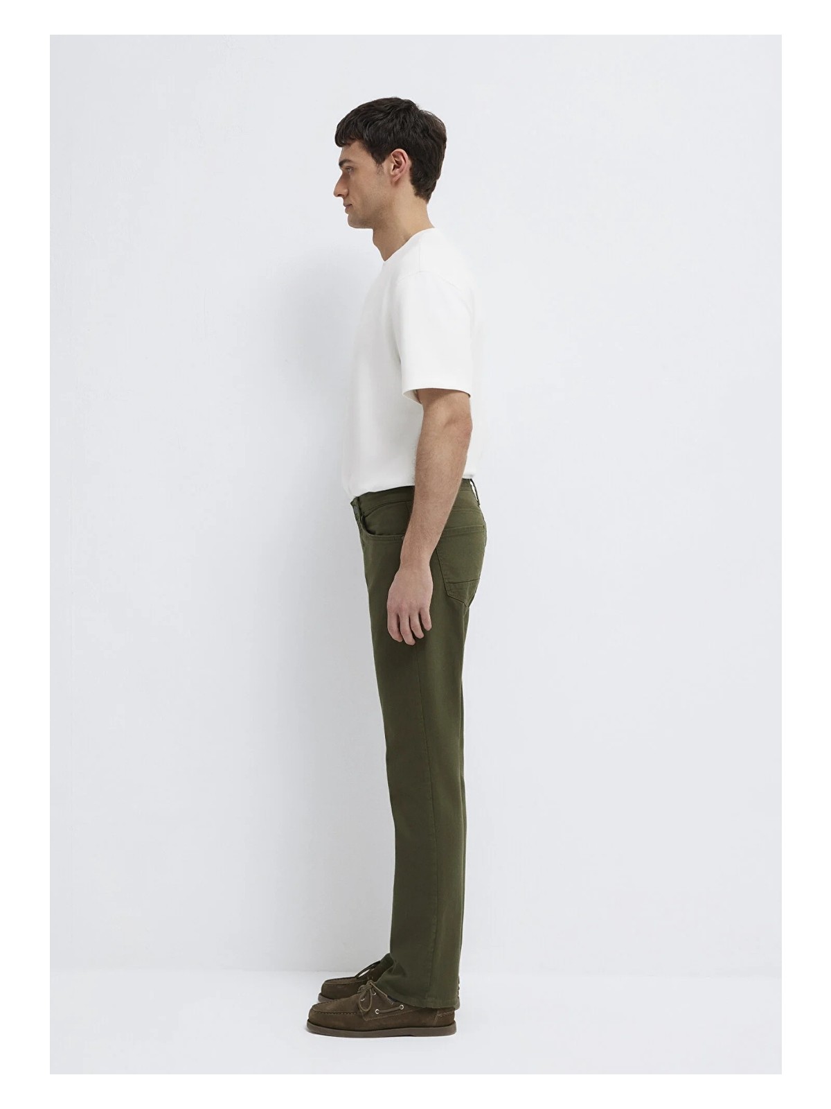 Mavi Martin Yeşil Gabardin Pantolon 00378A3057 - Görsel 6