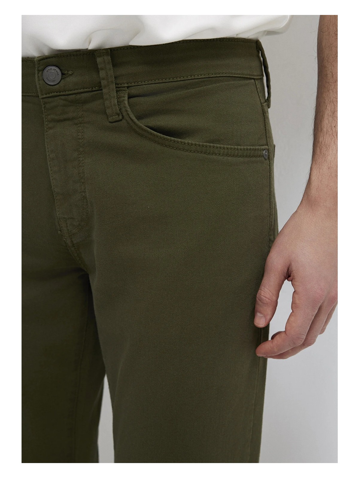 Mavi Martin Yeşil Gabardin Pantolon 00378A3057 - Görsel 8