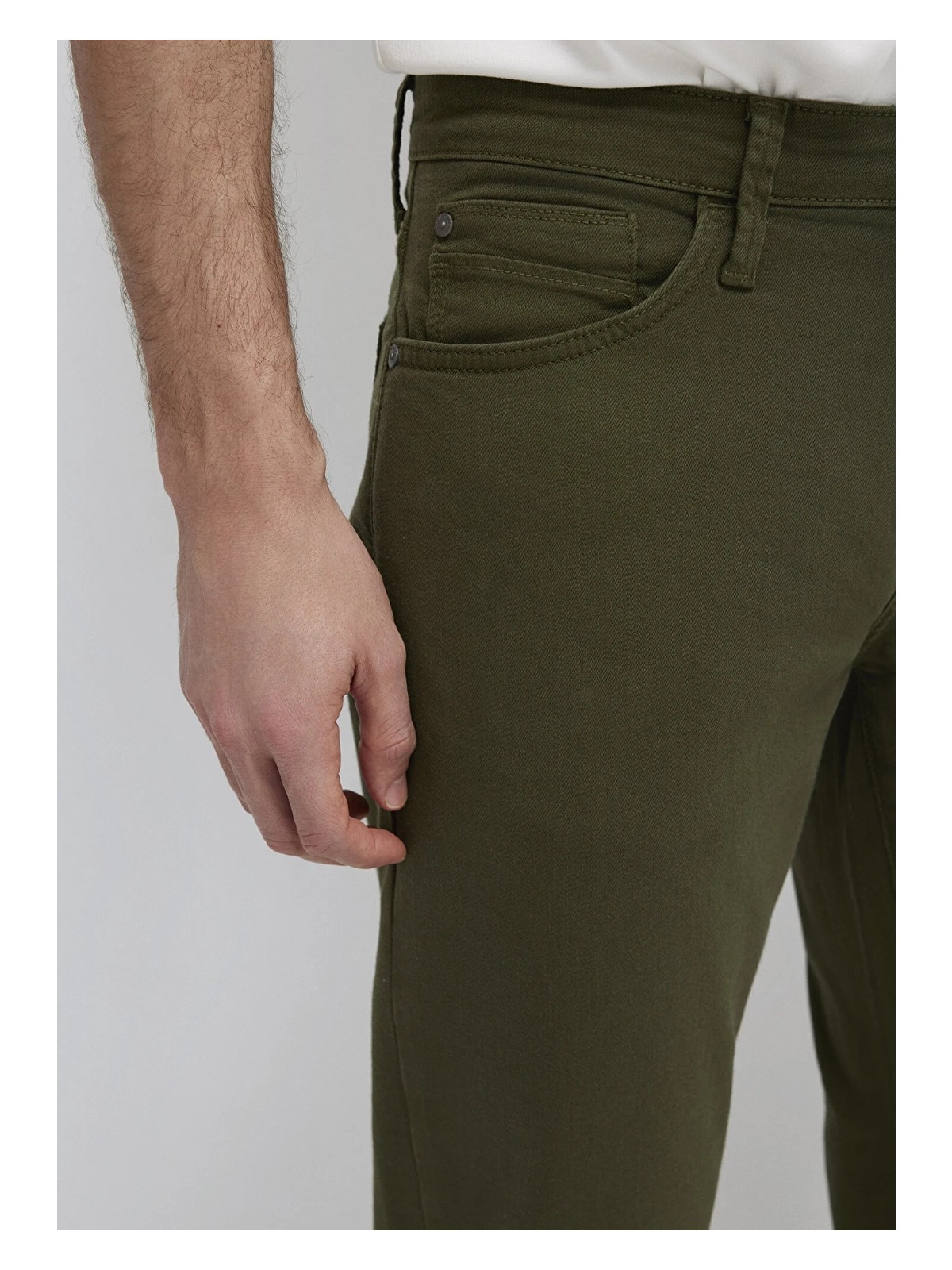 Mavi Martin Yeşil Gabardin Pantolon 00378A3057 - Görsel 9