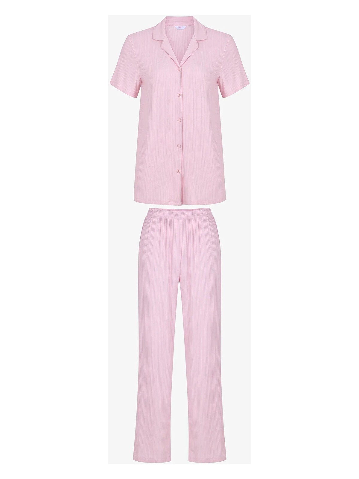 Penti Pembe Alia Pink Gömlek Pantolon Pijama Takımı