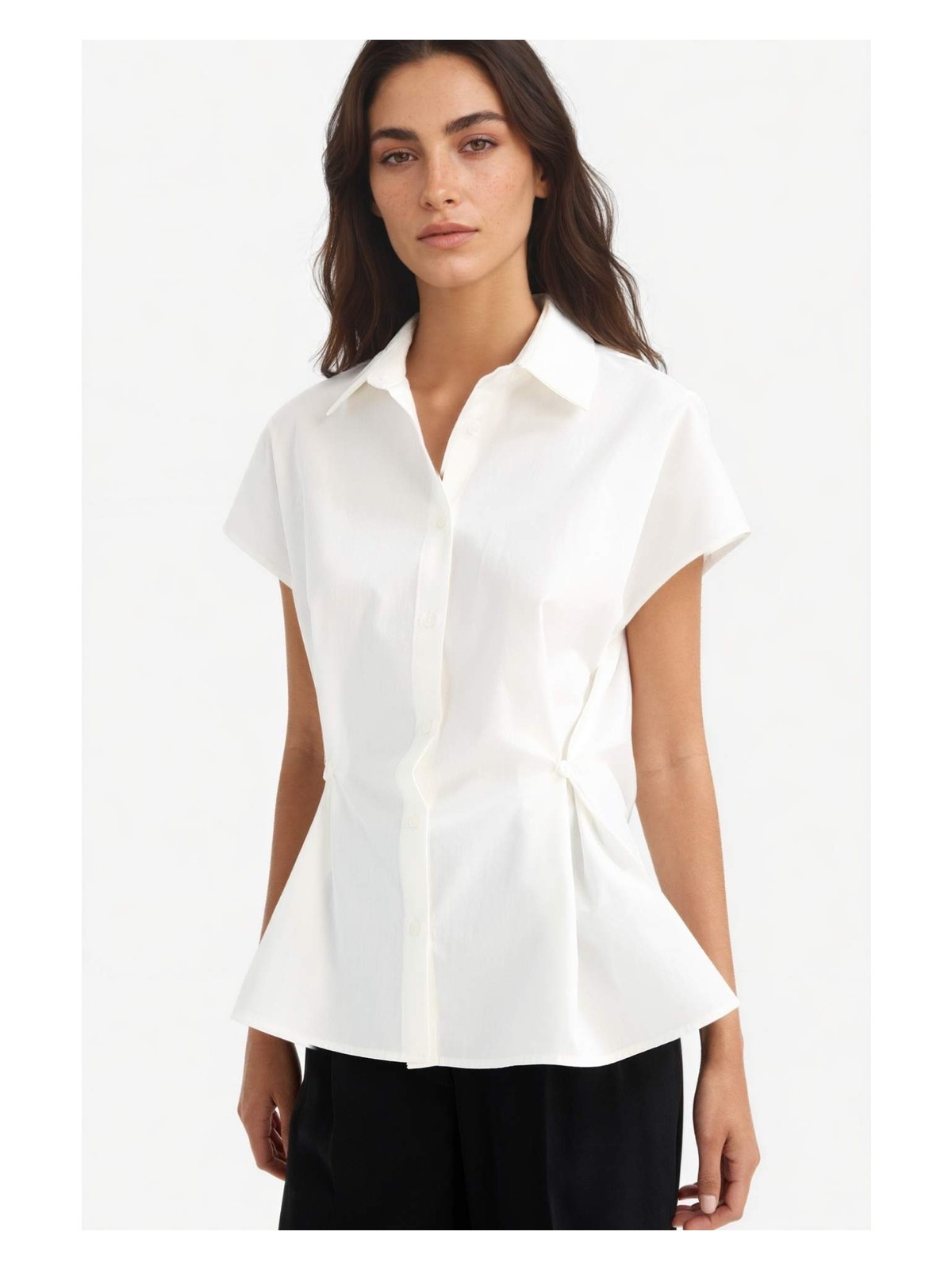 DeFacto %100 Pamuk Fitted Poplin Gömlek F7313AX25AU