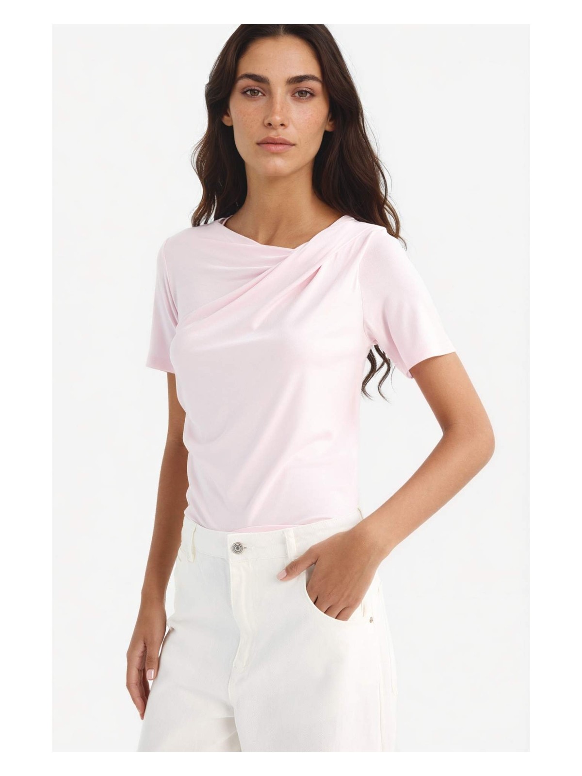 DeFacto Slim Fit Kayık Yaka Kısa Kollu Tişört F8008AX25AU