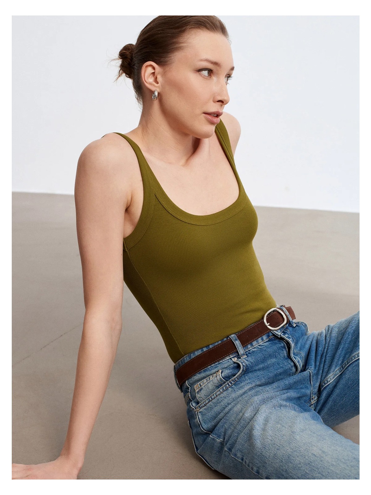 Dilvin 21053 Askılı Bodysuit-Siyah - Görsel 7