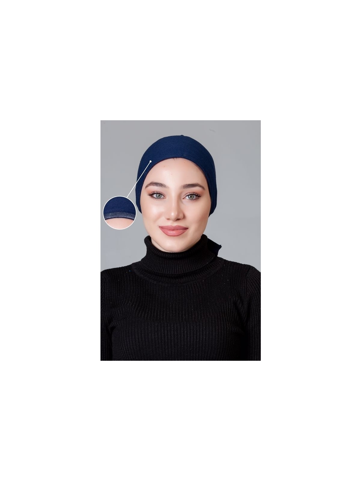 Nanak Koyu Gri Penye Kaymayan Bone - Görsel 8