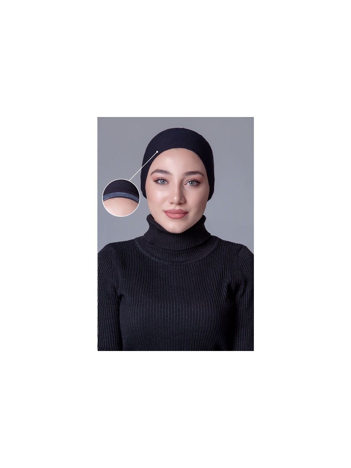 Nanak Siyah Likralı Kaymayan Bone Kadınlar İçin Yumuşak Dokulu Rahat Kullanım