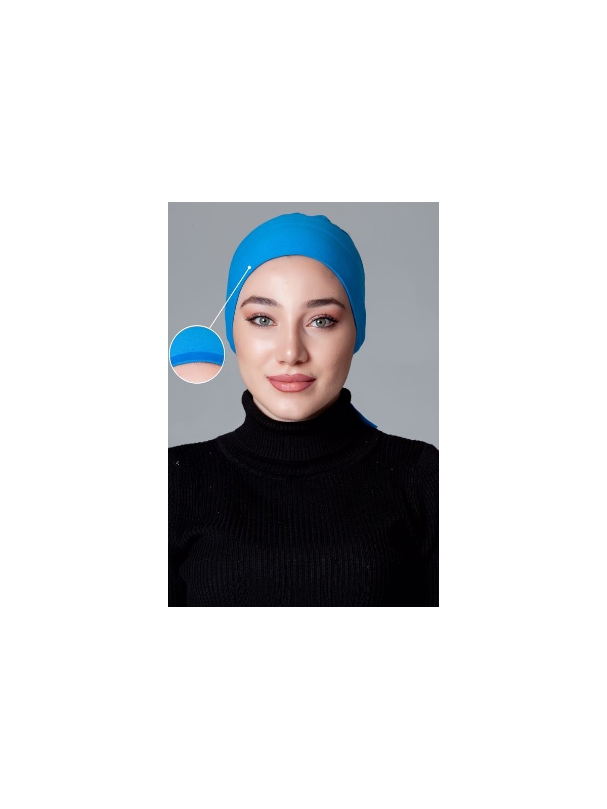 Nanak Koyu Gri Penye Kaymayan Bone - Görsel 4