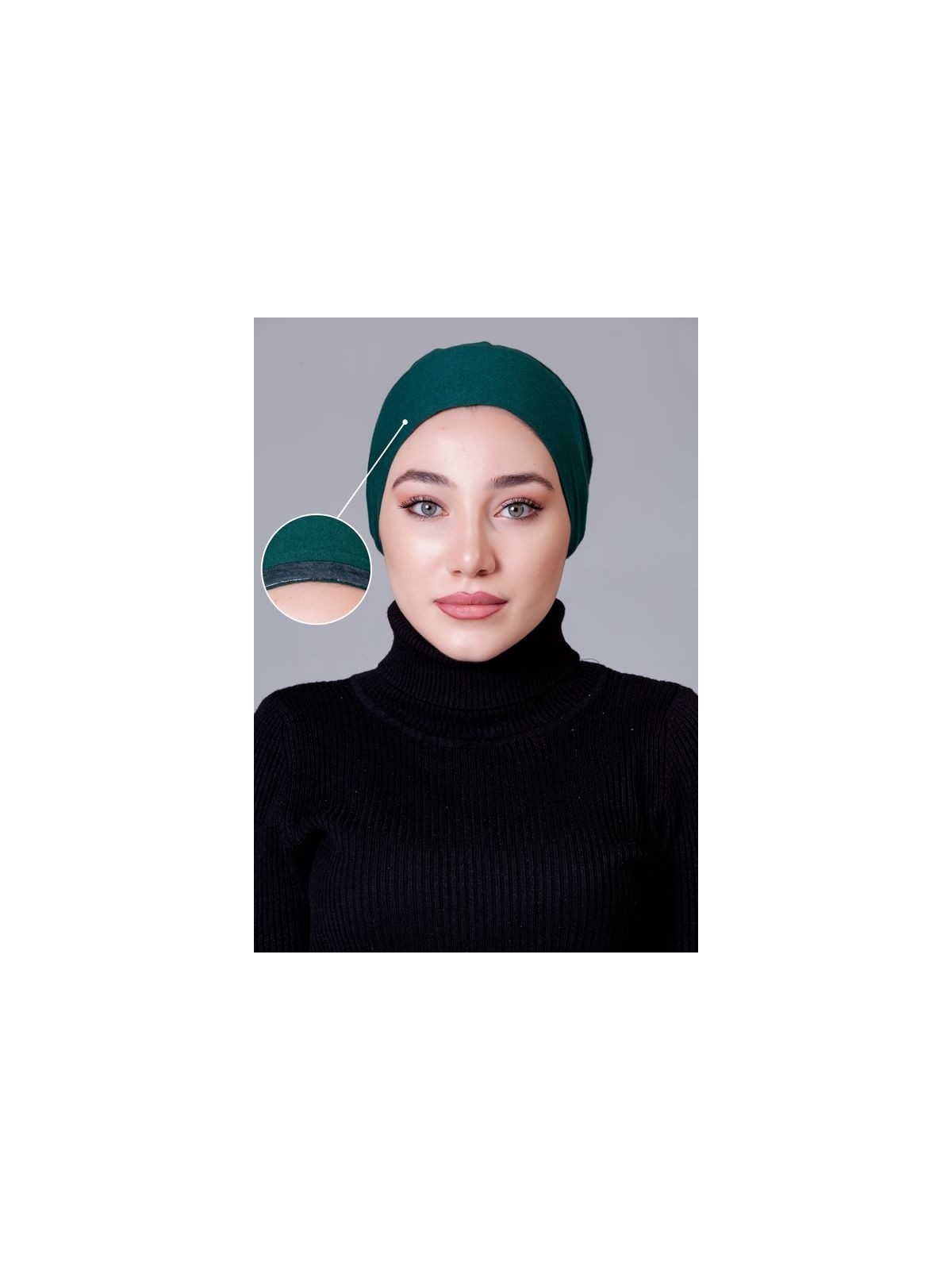 Nanak Siyah Likralı Kaymayan Bone Kadınlar İçin Yumuşak Dokulu Rahat Kullanım - Görsel 4