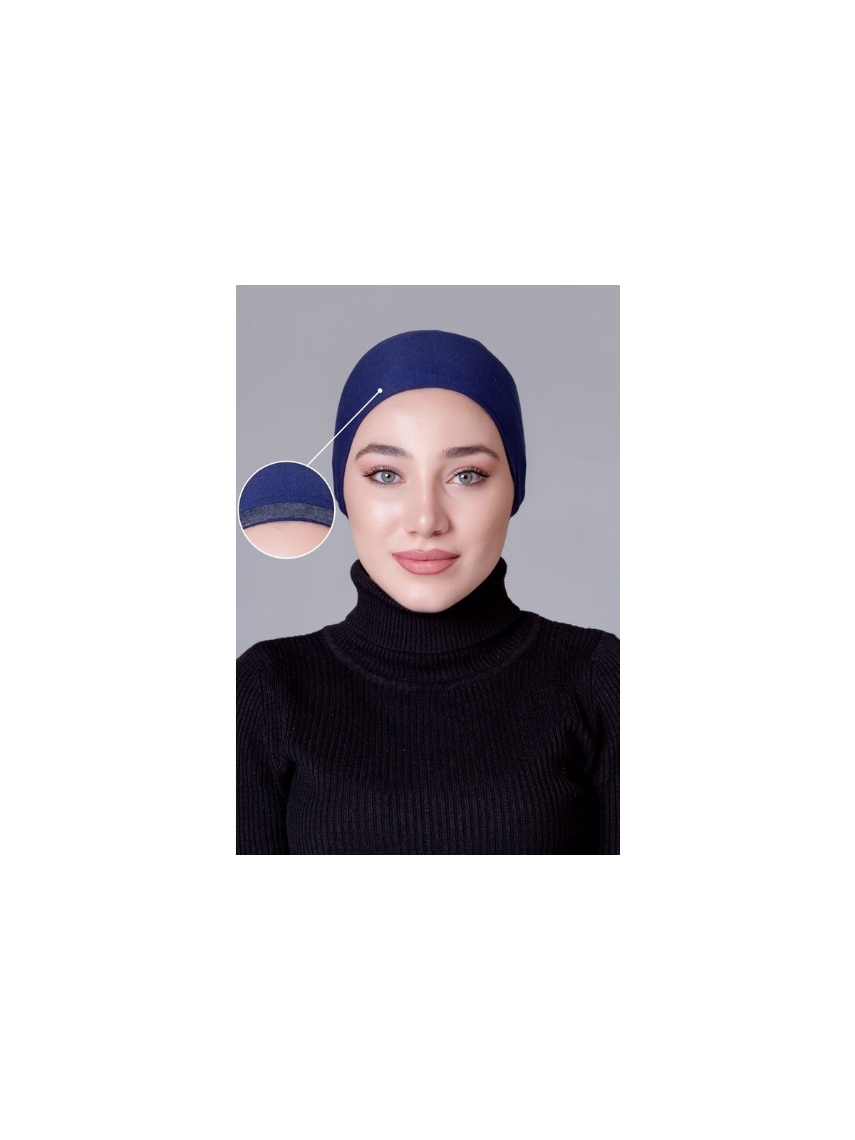 Nanak Siyah Likralı Kaymayan Bone Kadınlar İçin Yumuşak Dokulu Rahat Kullanım - Görsel 6