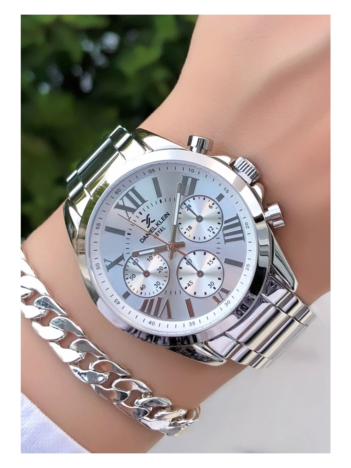 Daniel Klein Orijinal Çelik Kordon Kadın Kol Saati 3 Atm Su Geçirmezlik Gold Gümüş Renk Bileklik Hediyeli - Görsel 5