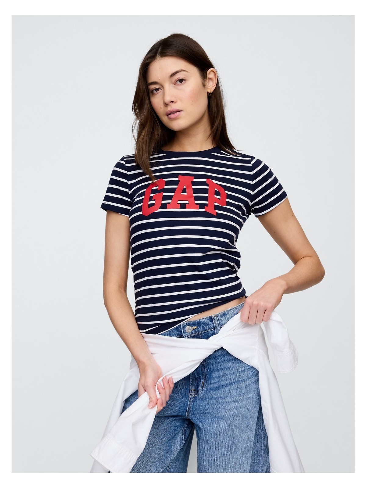 Gap Kadın Orange Kıss Neon 2'li Gap Logo Kısa Kollu T-Shirt Seti - Görsel 8