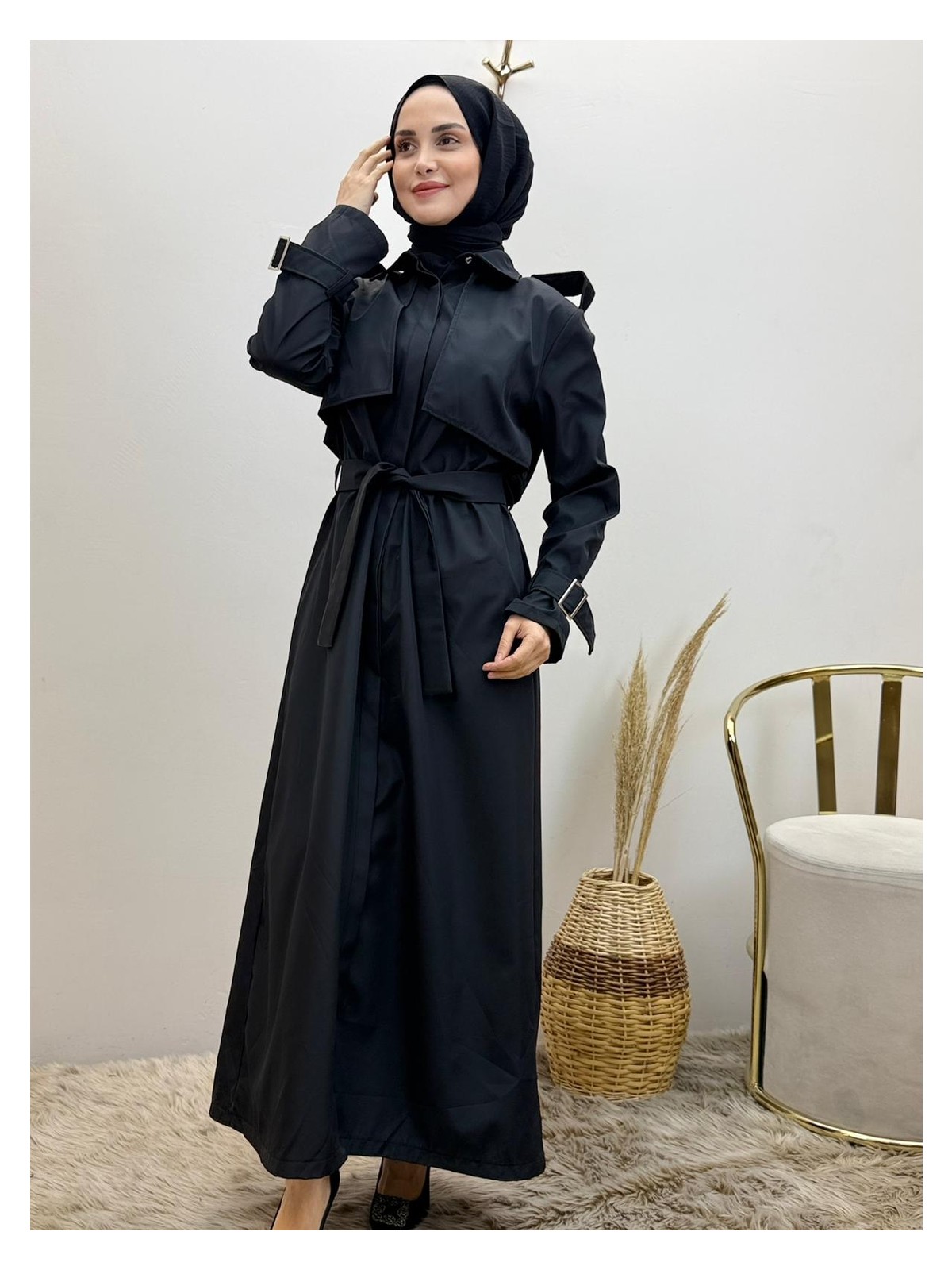 JOOQSTORE Kuşaklı Trenç