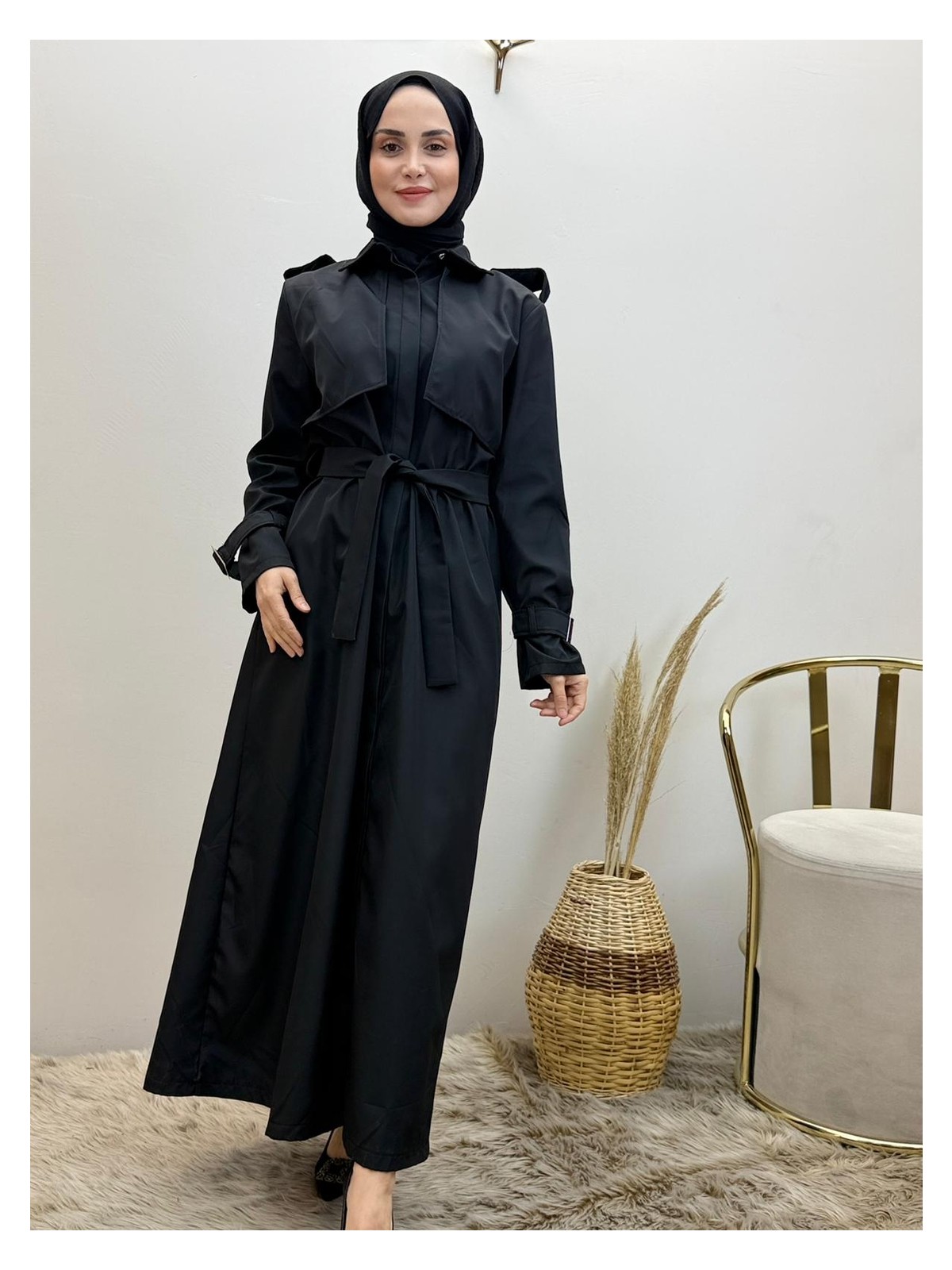 JOOQSTORE Kuşaklı Trenç görsel 2