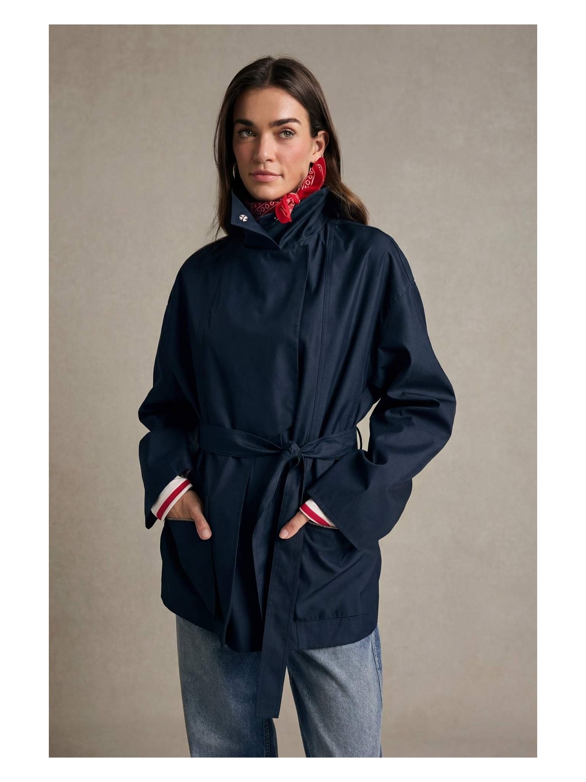 DeFacto Regular Fit Dik Yaka Trençkot G8986AX26SP