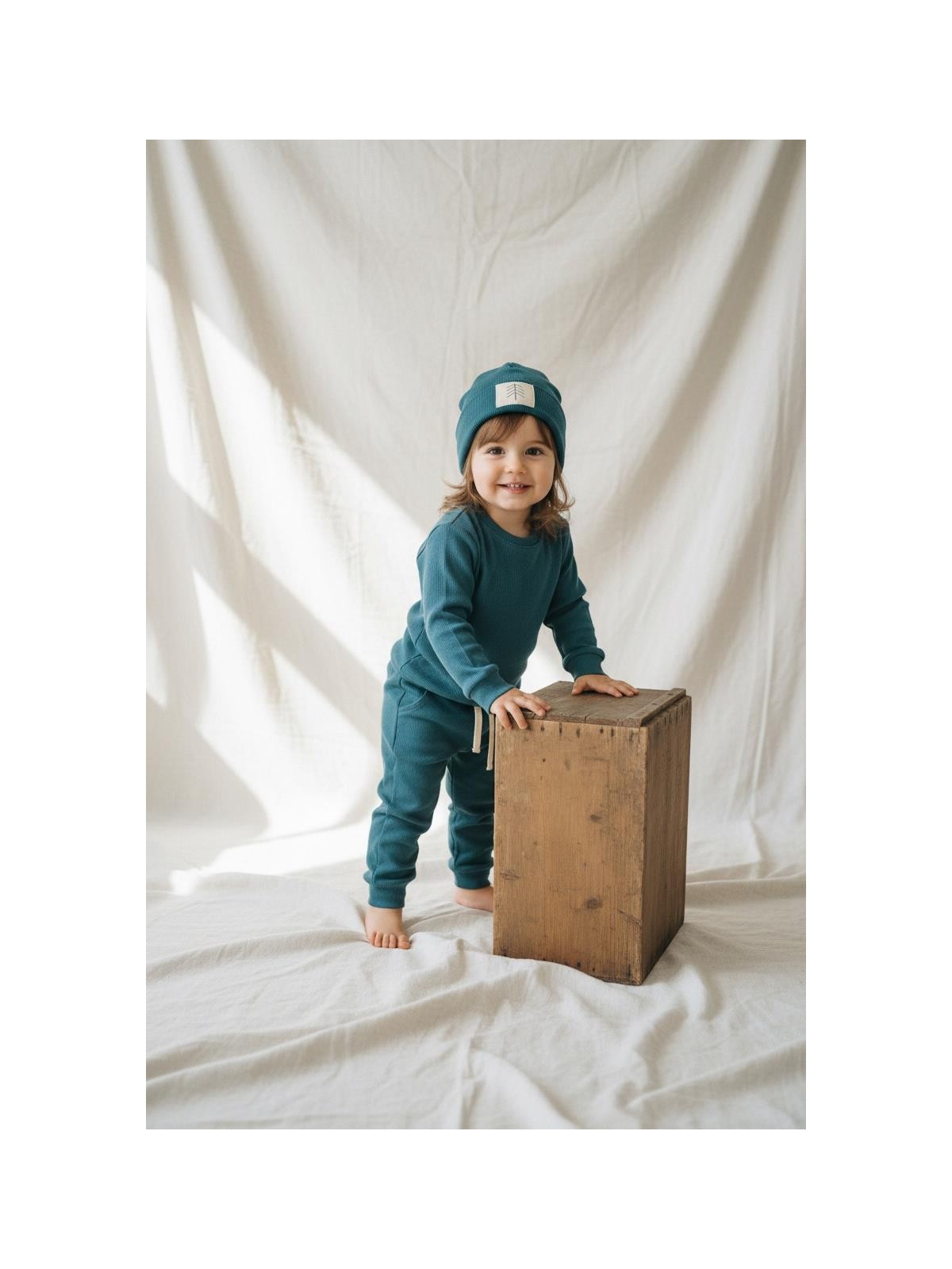 MiaBaby Pamuk Bereli 3'lü Takım Bebek ve Çocuk Yeşil - Görsel 9