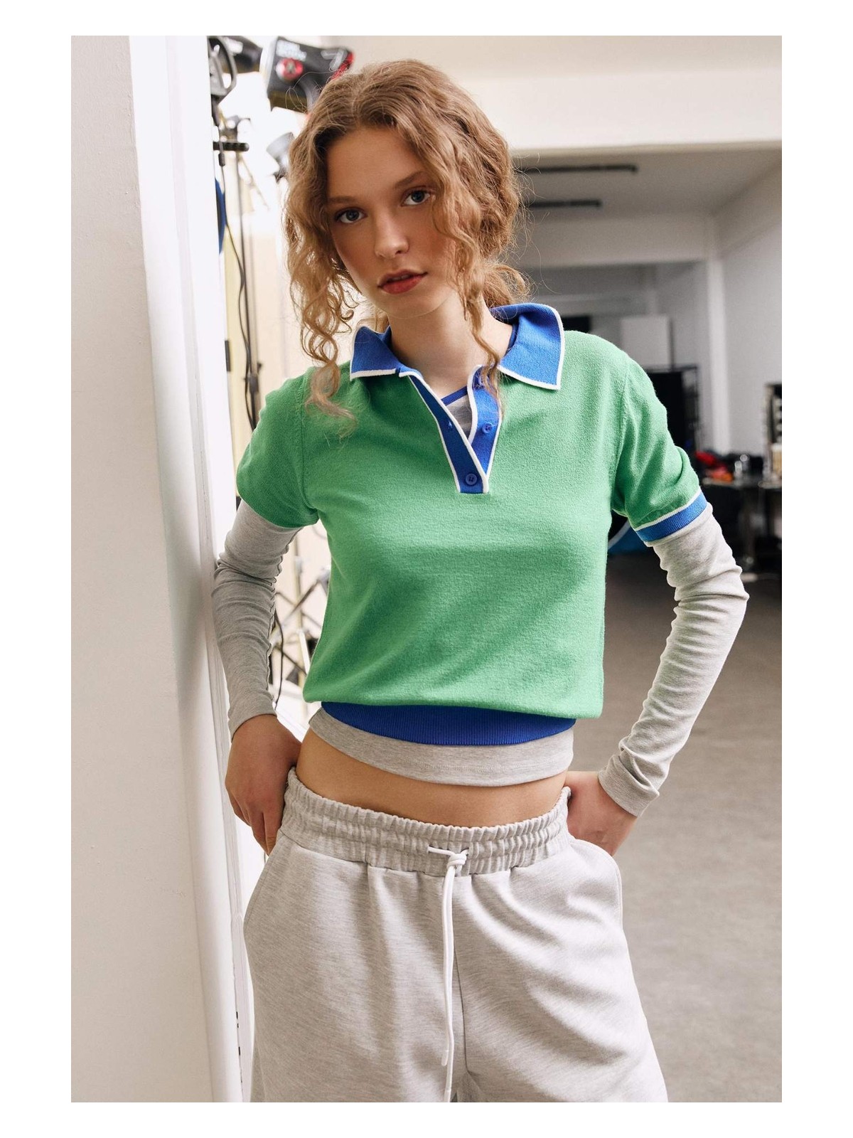 DeFacto Regular Fit Polo Yaka Triko Kazak G9815AX26SP
