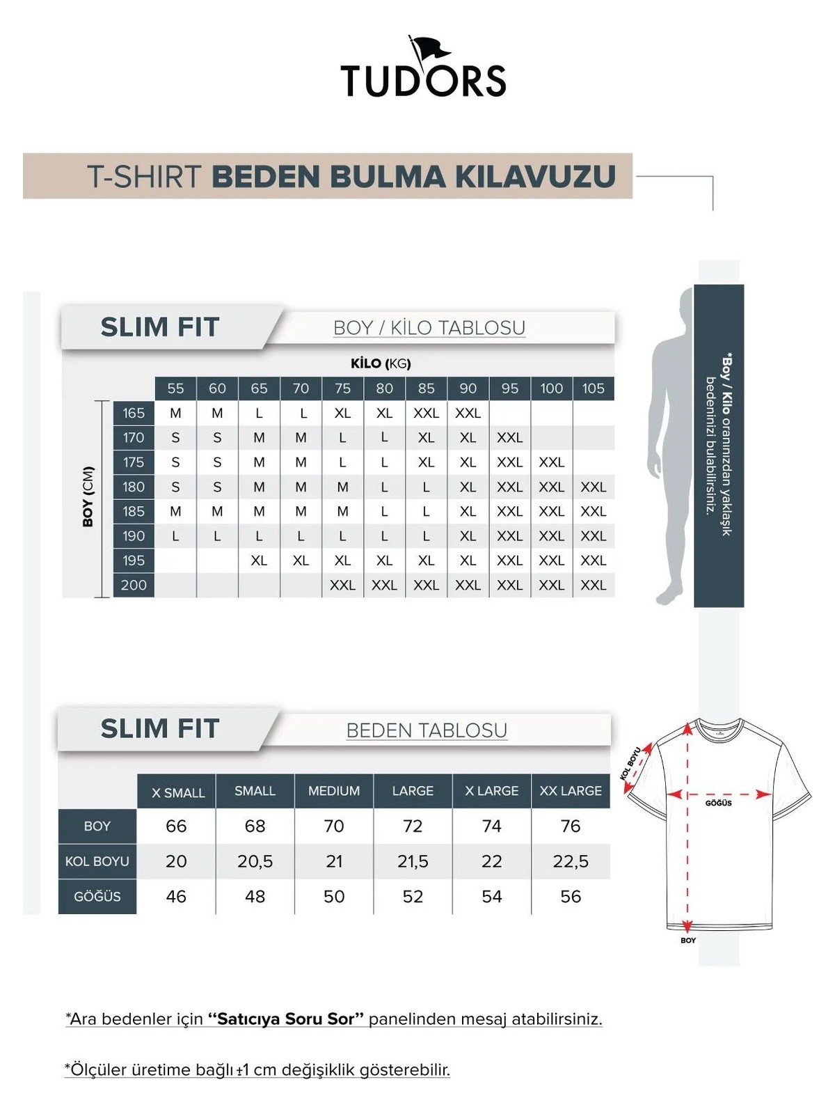Tudors Unisex 5'li Paket Siyah-Beyaz-Haki-Bordo-Vizon Slim Fit Dar Kesim %100 Pamuk Bisiklet Yaka T-Shirt - Görsel 6