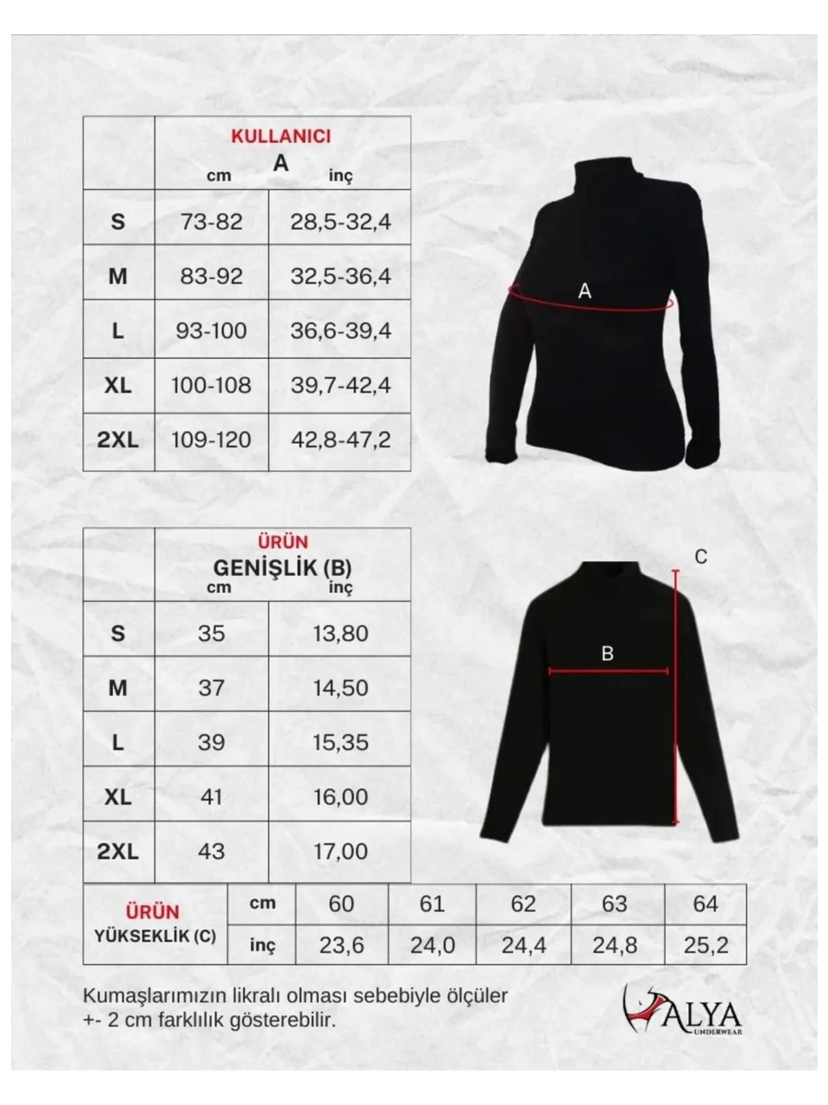 Alya Underwear Kaşkorse Yarım Boğazlı Body Sweatshirt, Gök Mavi - Görsel 5