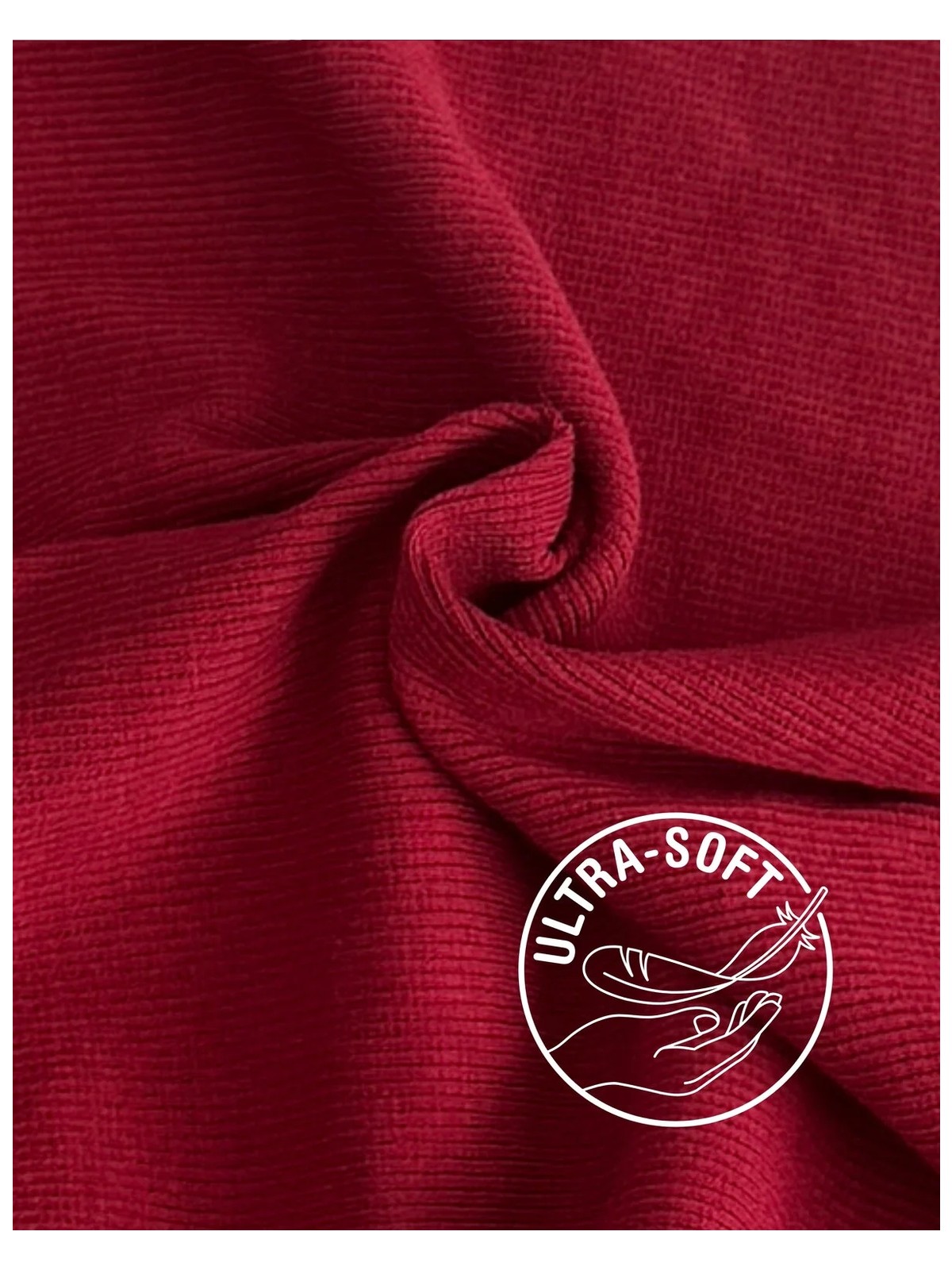 Alya Underwear Kaşkorse Yarım Boğazlı Body Sweatshirt, Bordo - Görsel 4