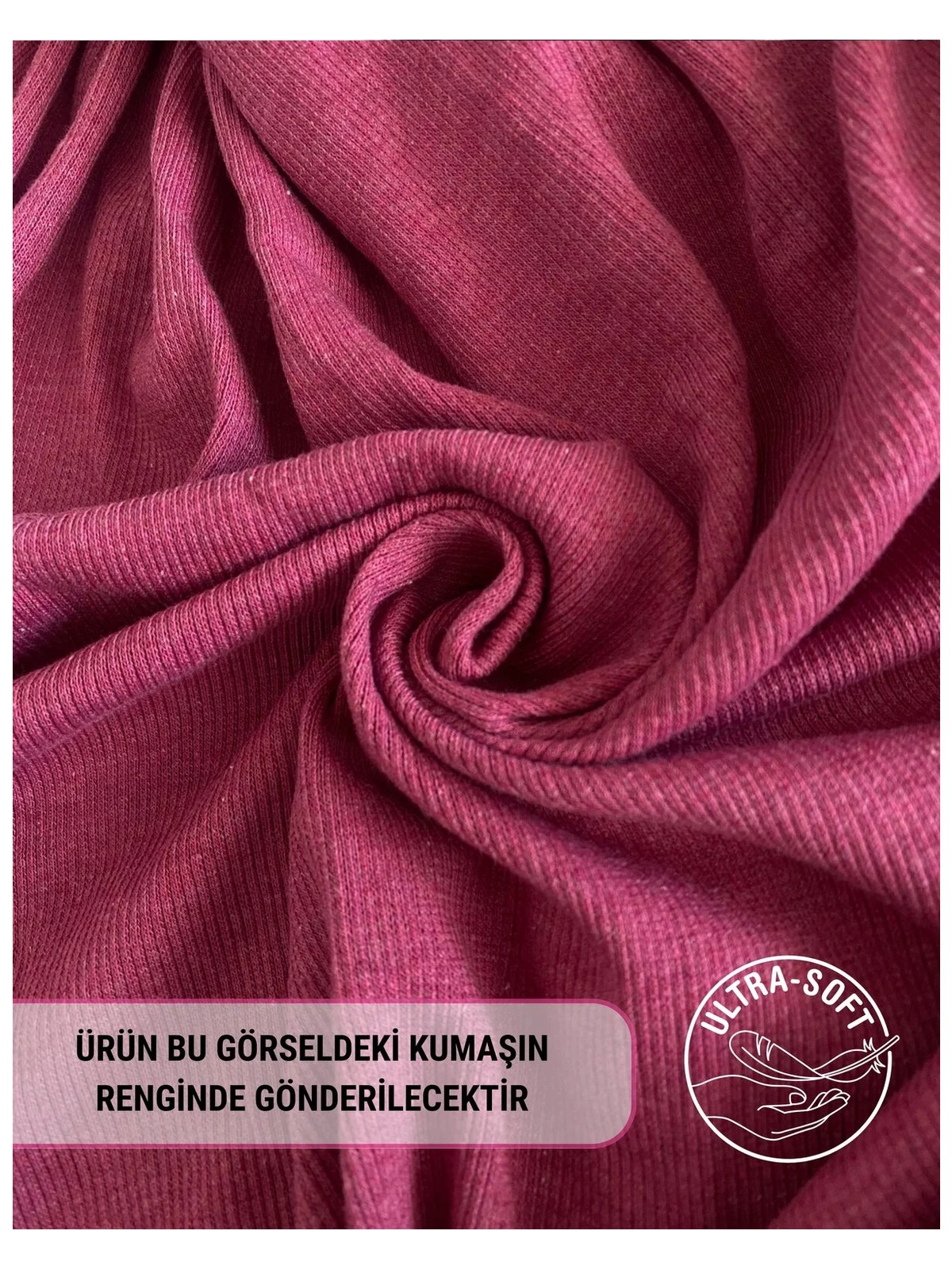 Alya Underwear Yarım Boğazlı Kaşkorse Sweatshirt Fuşya Melanj 2xl - Görsel 5