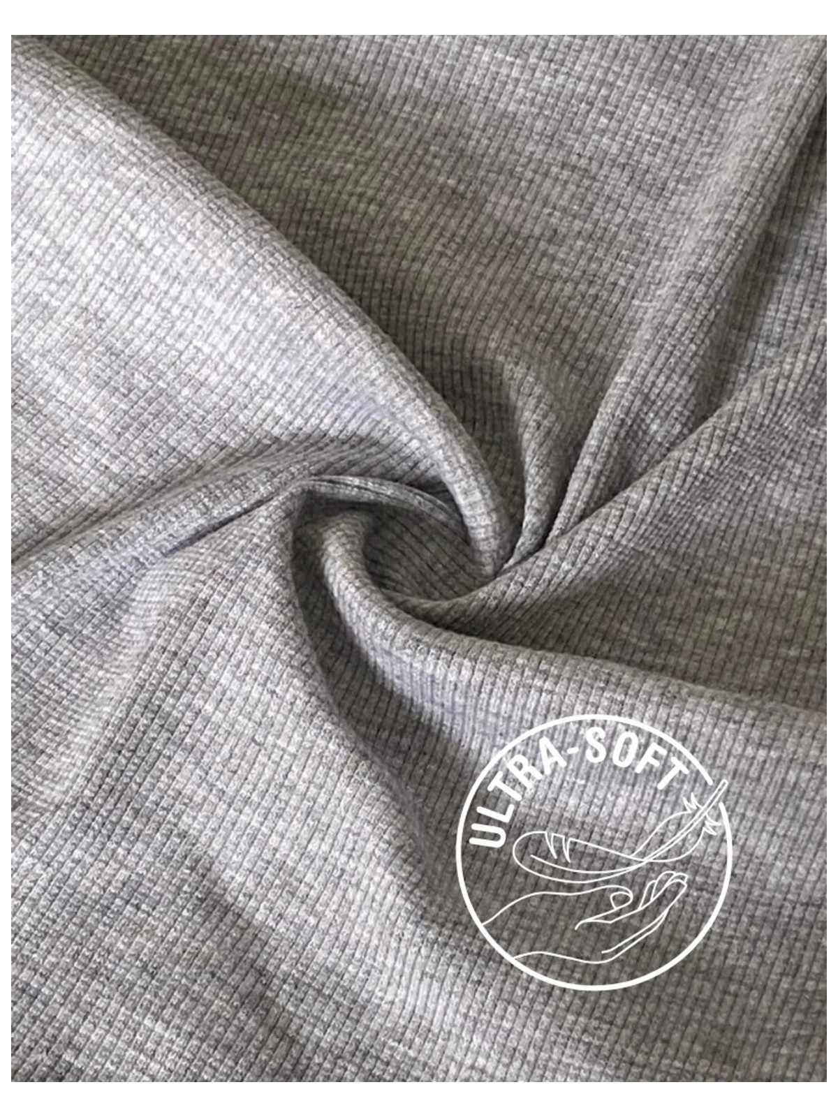 Alya Underwear Kaşkorse Yarım Boğazlı Body Sweatshirt, Gri Melanj - Görsel 5