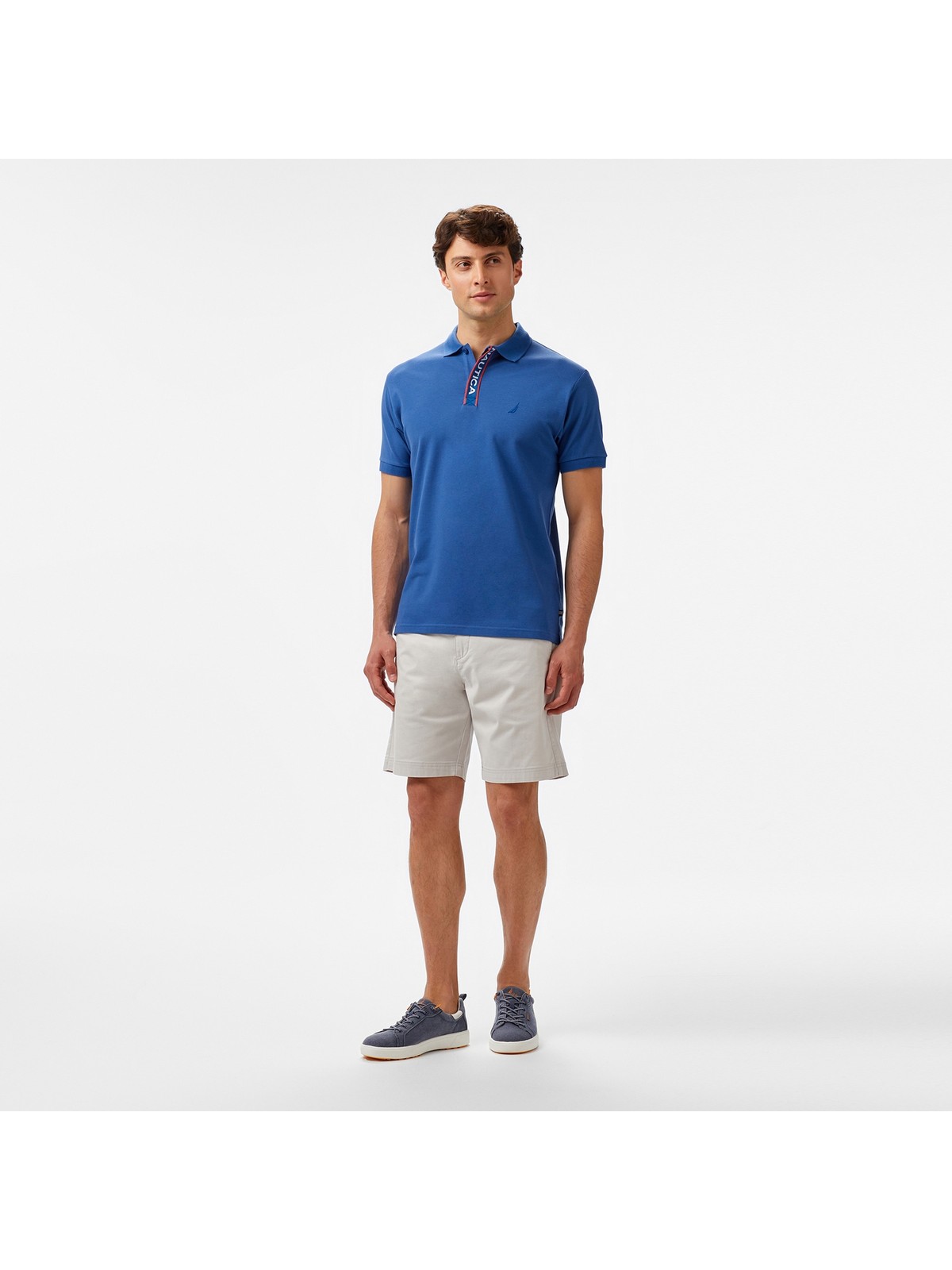 Nautica Erkek Mavi Classic Fit Polo Yaka T-Shirt K55306T.4DE - Görsel 3