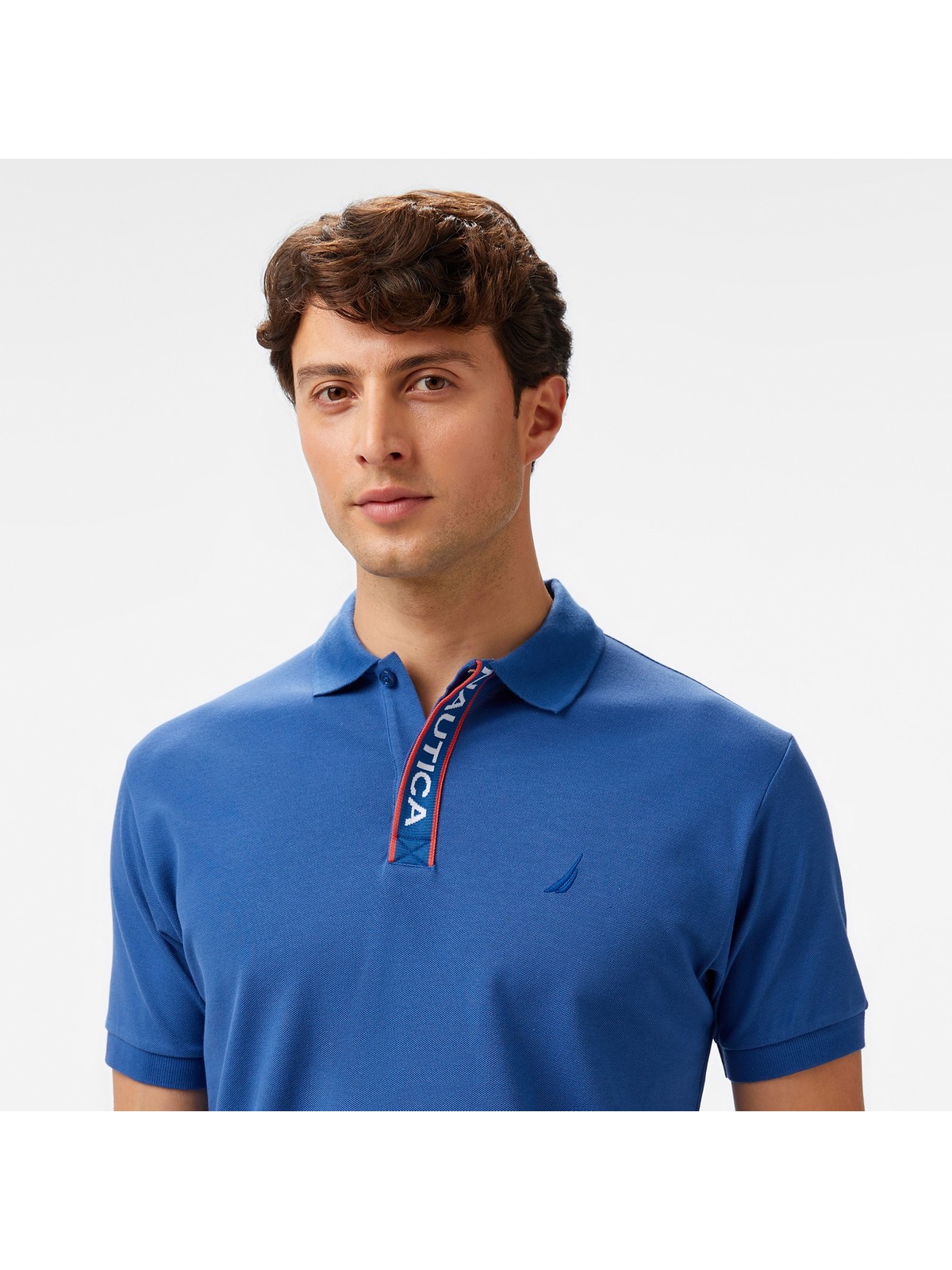 Nautica Erkek Mavi Classic Fit Polo Yaka T-Shirt K55306T.4DE - Görsel 4