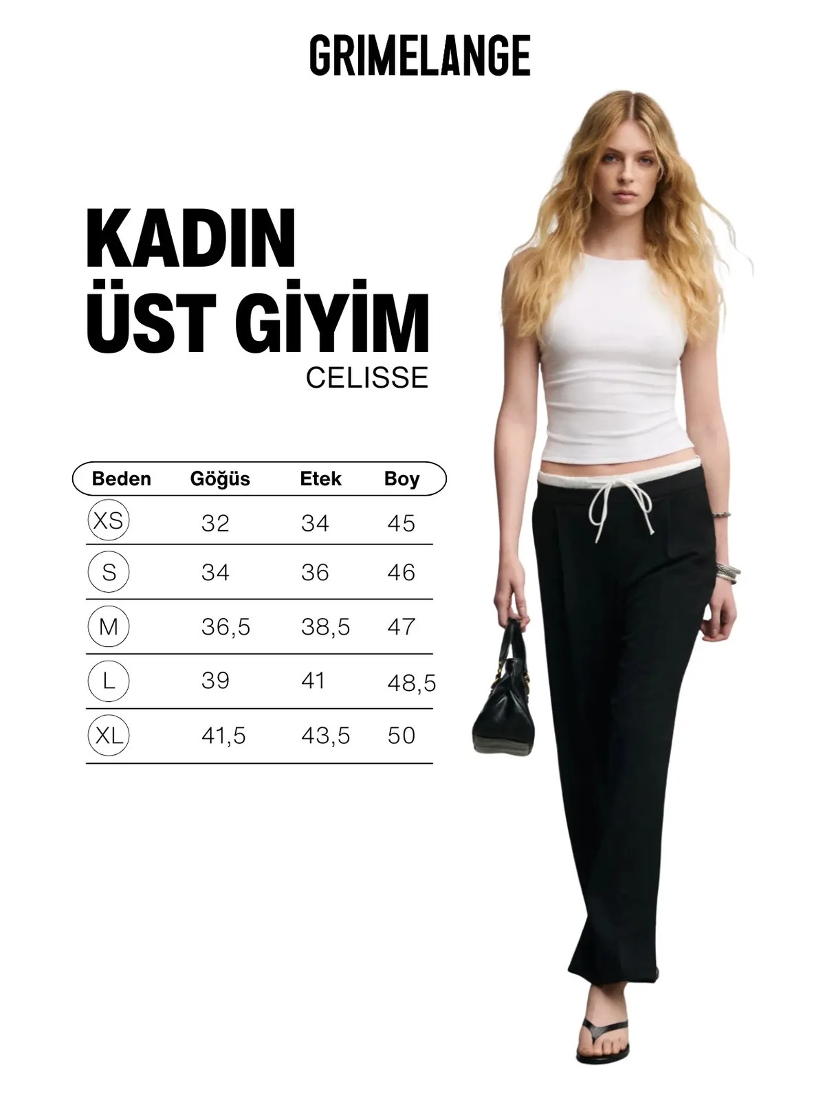Grimelange Celısse Kadın Yumuşak ve Esnek Kumaşlı Organik Pamuklu Sırt Dekolteli Askılı Beyaz Bluz - Görsel 6