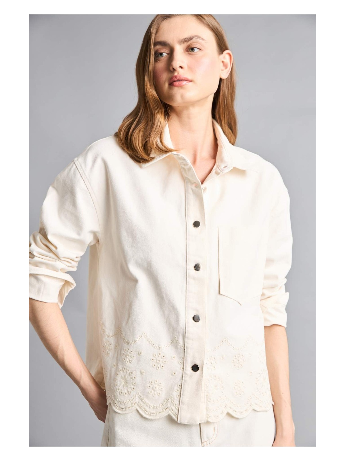 DeFacto Regular Fit Gömlek Yaka Gabardin Blazer Ceket H2578AX26SM - Görsel 4