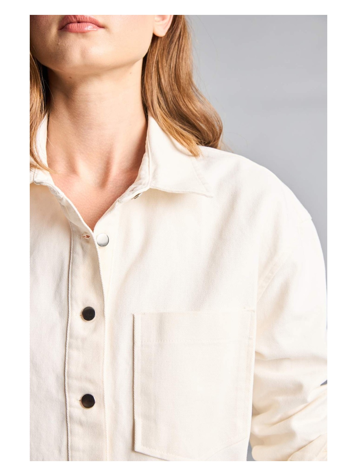 DeFacto Regular Fit Gömlek Yaka Gabardin Blazer Ceket H2578AX26SM - Görsel 5