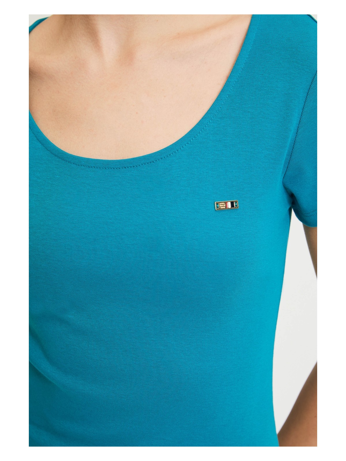 U.S. Polo Assn. Kadın Petrol Örme Elbise 50323509-VR102 - Görsel 6