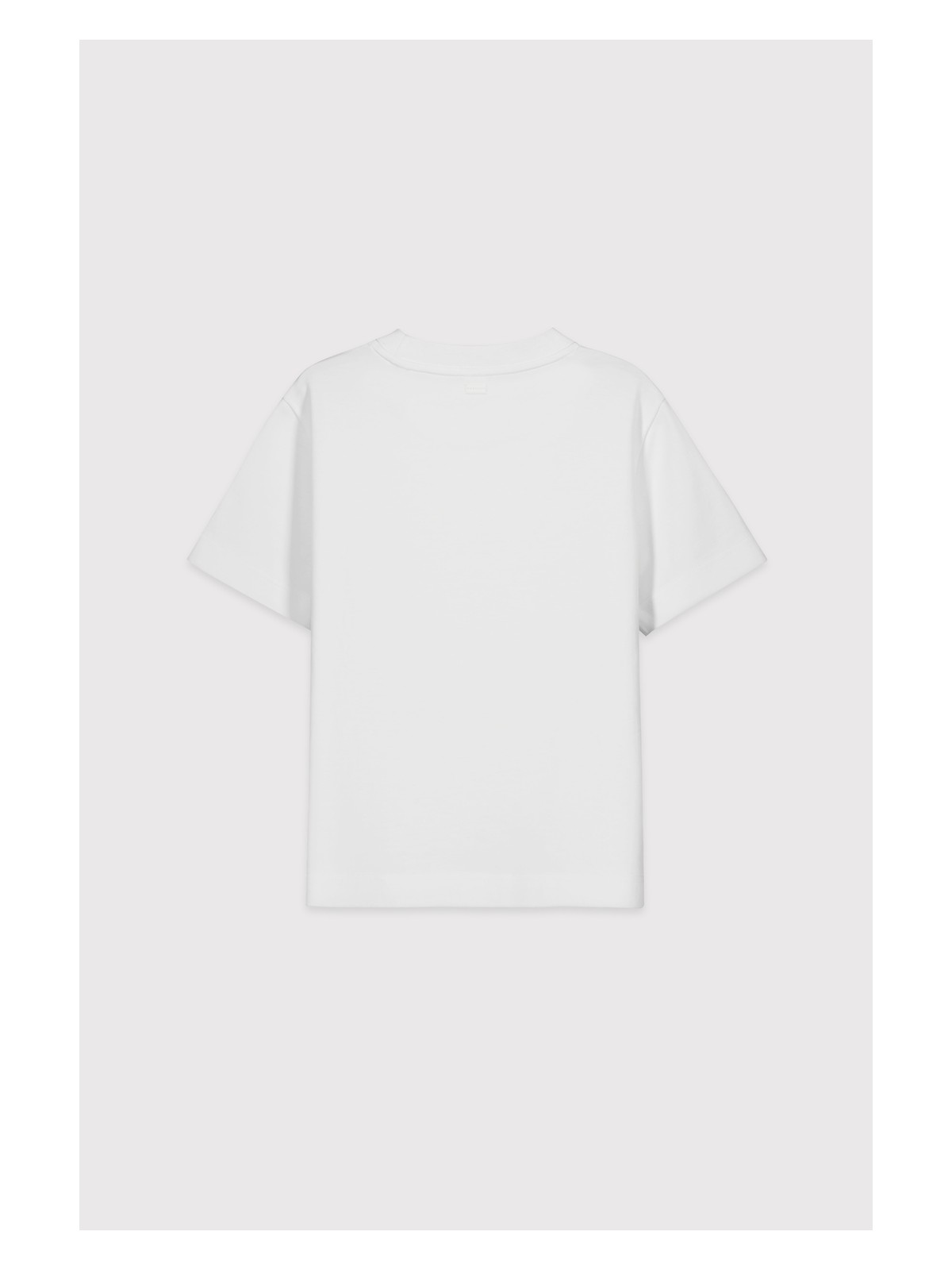 Babokah Kadın Basic T-shirt Kısa Kol Günlük Tarz Beyaz %100 Supima Pamuk Interlok - Görsel 2