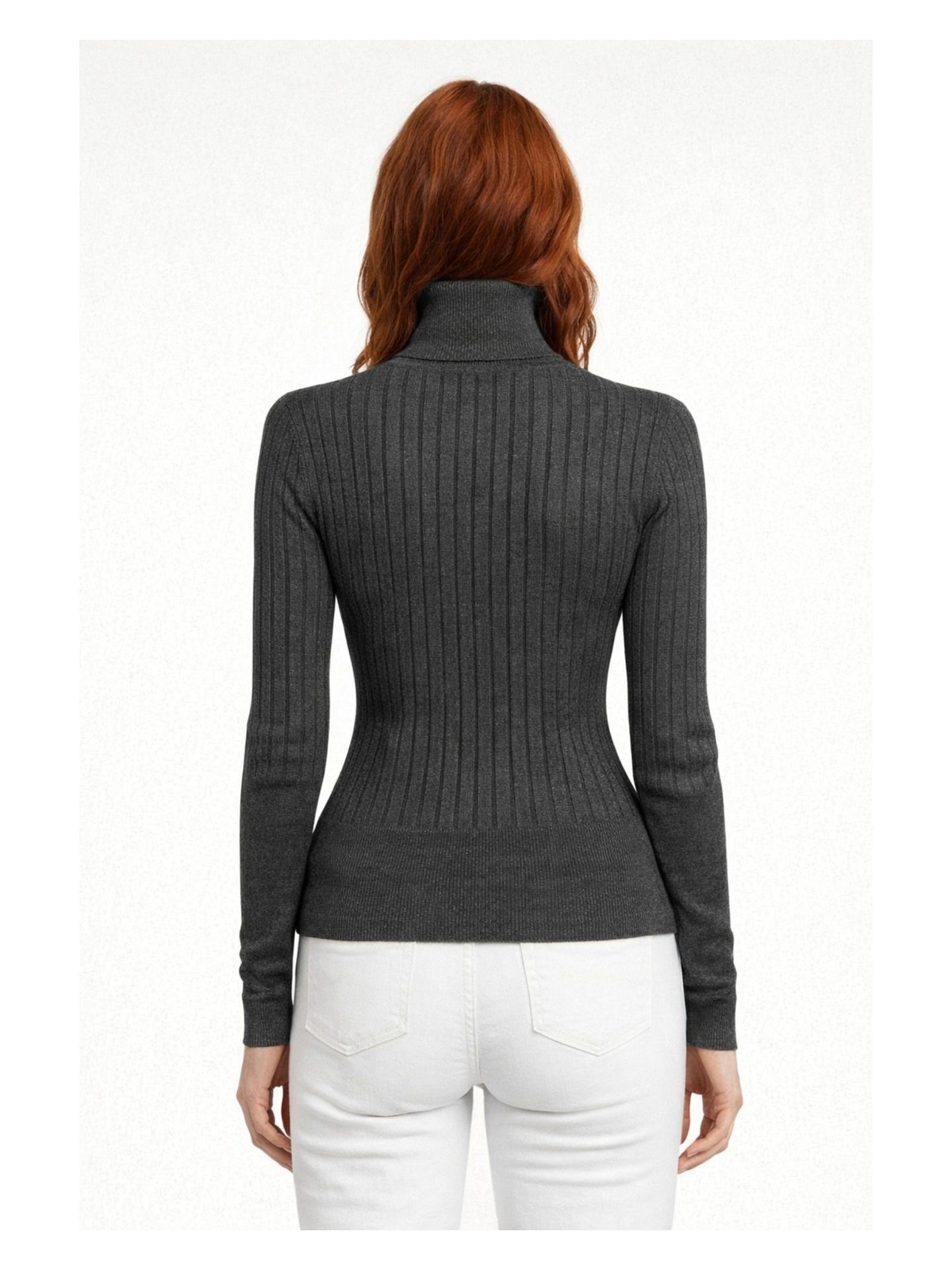 Neden Tekstil Balıkçı Yaka Fitilli Uzun Kollu Triko Kazak - Görsel 2