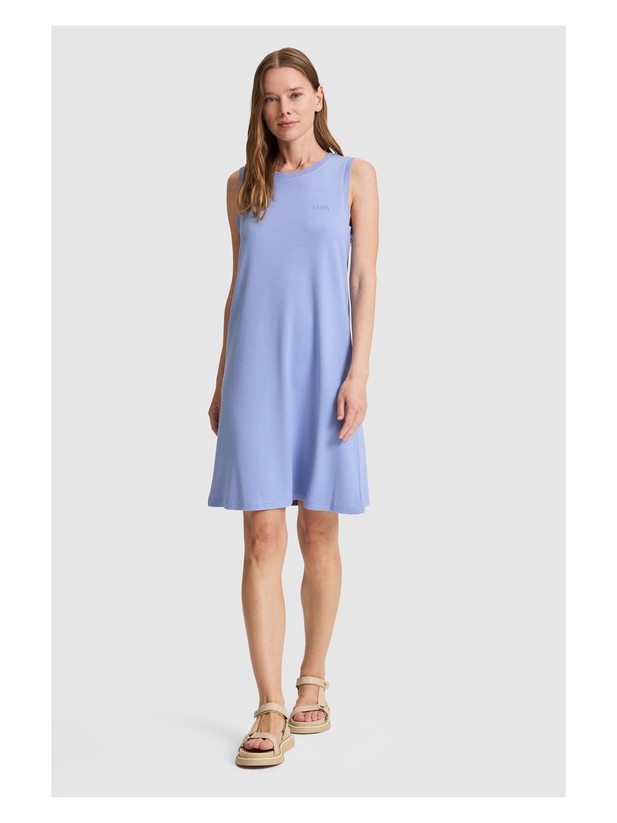 U.S. Polo Assn. Kadın Lavanta Örme Elbise 50323510-VR245 - Görsel 3