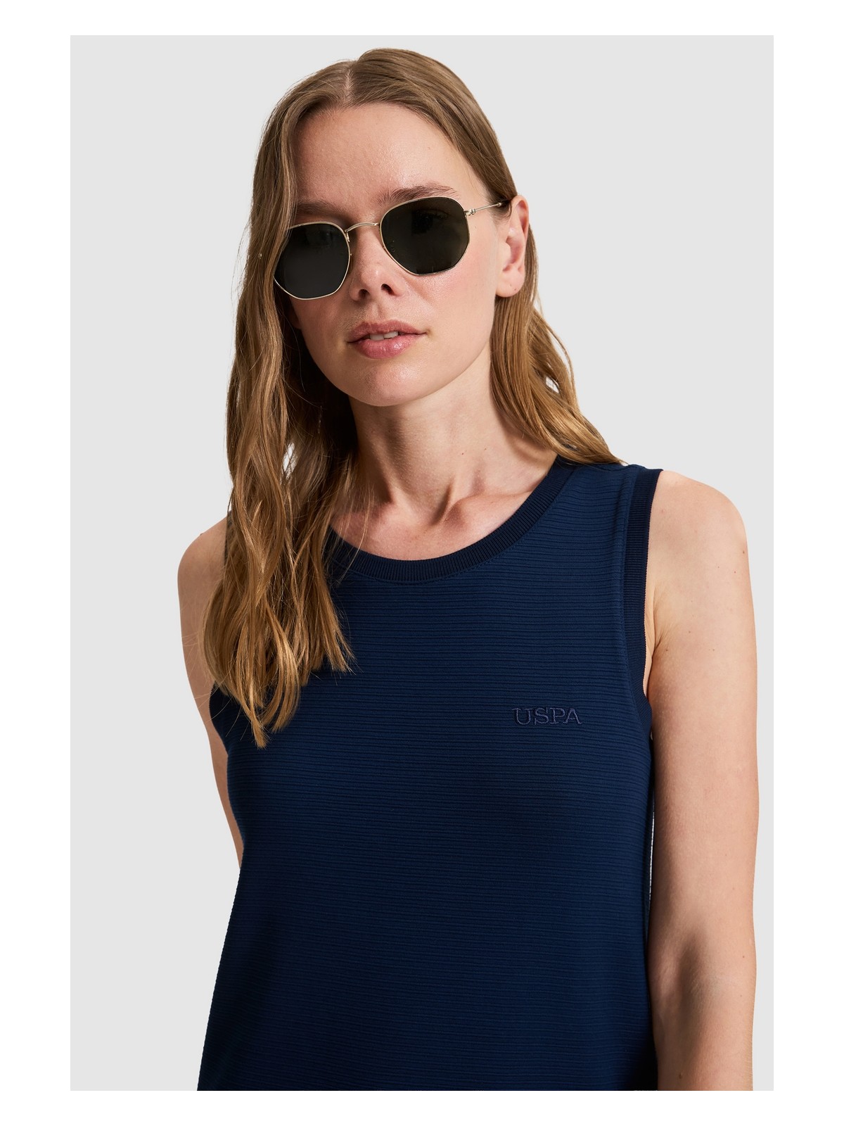 U.S. Polo Assn. Kadın Lacivert Örme Elbise 50323510-VR033 - Görsel 2