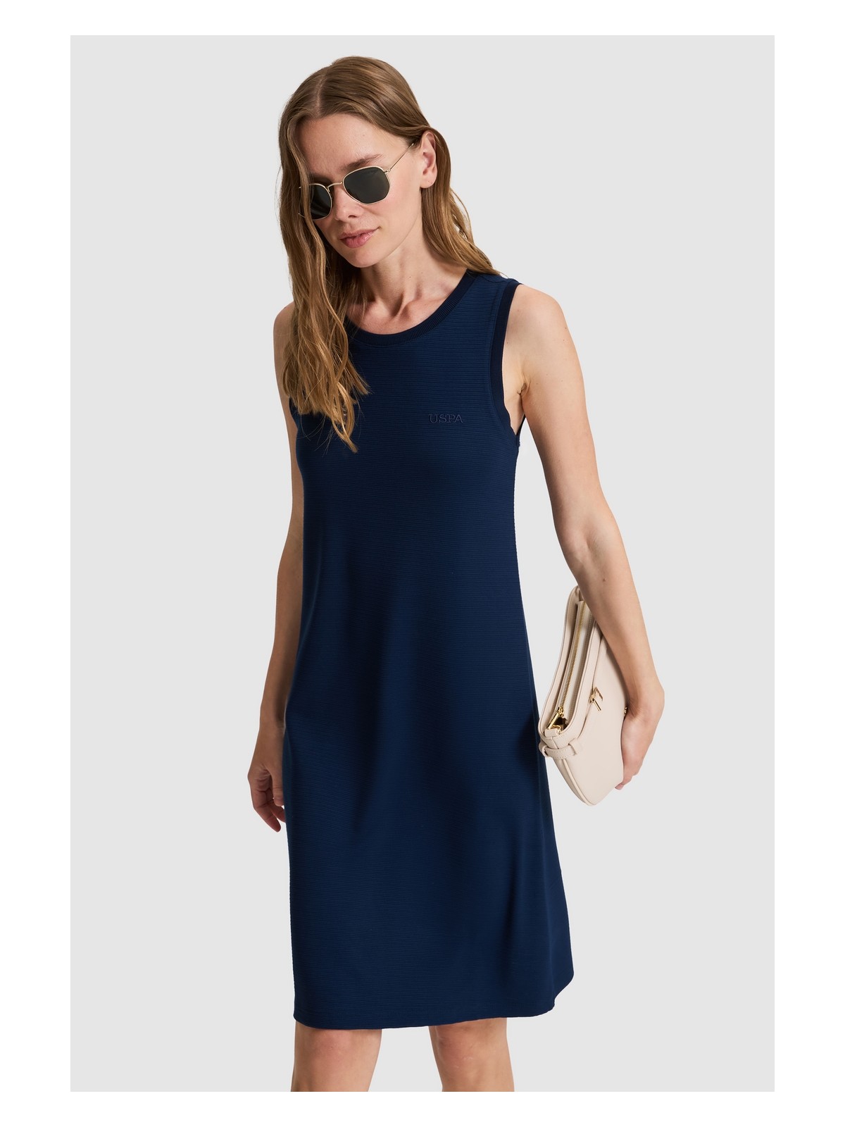U.S. Polo Assn. Kadın Lacivert Örme Elbise 50323510-VR033 - Görsel 5