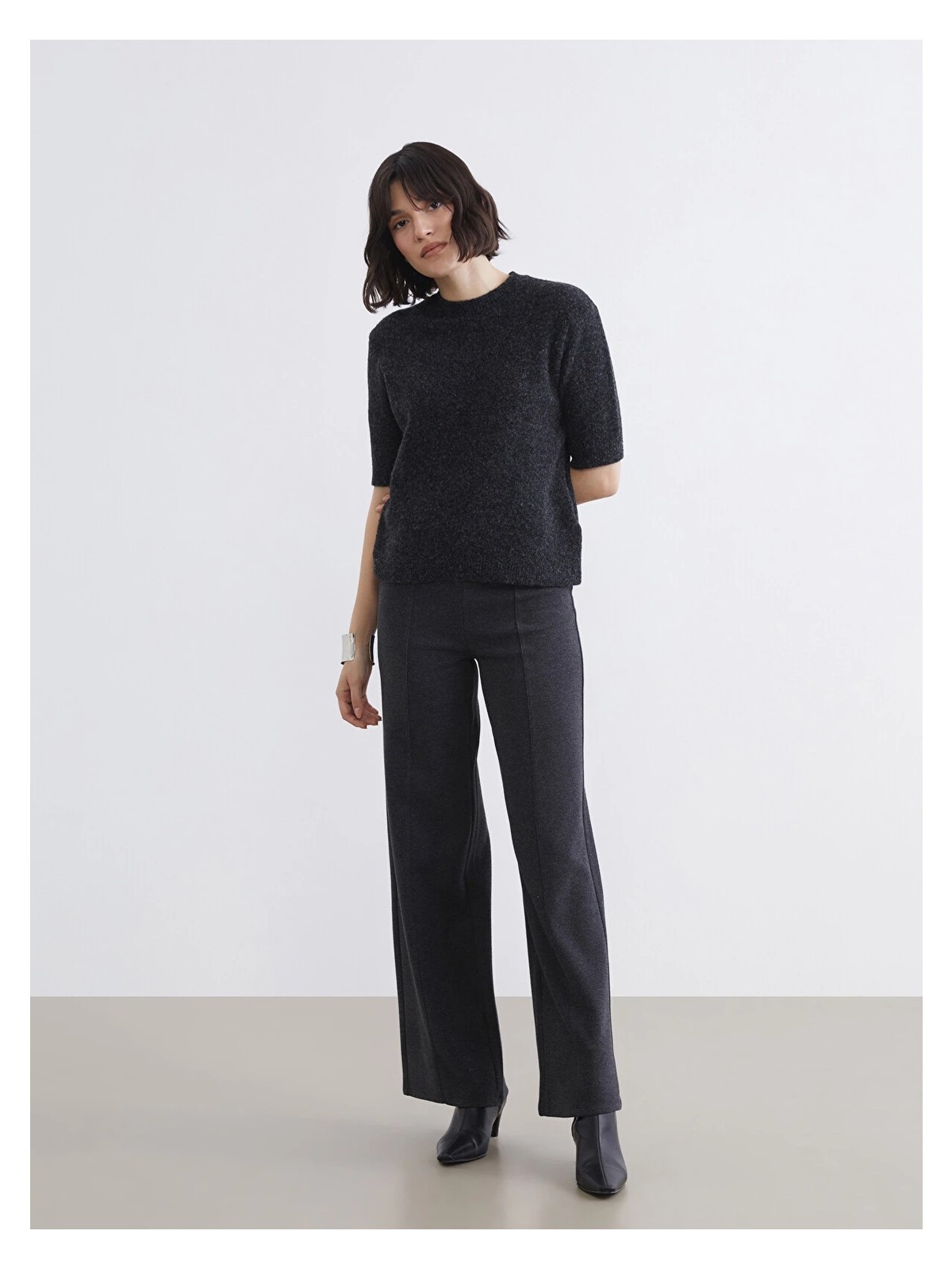 LC Waikiki Yeni Sezon Bisiklet Yaka Kadın Triko Kazak - Görsel 2