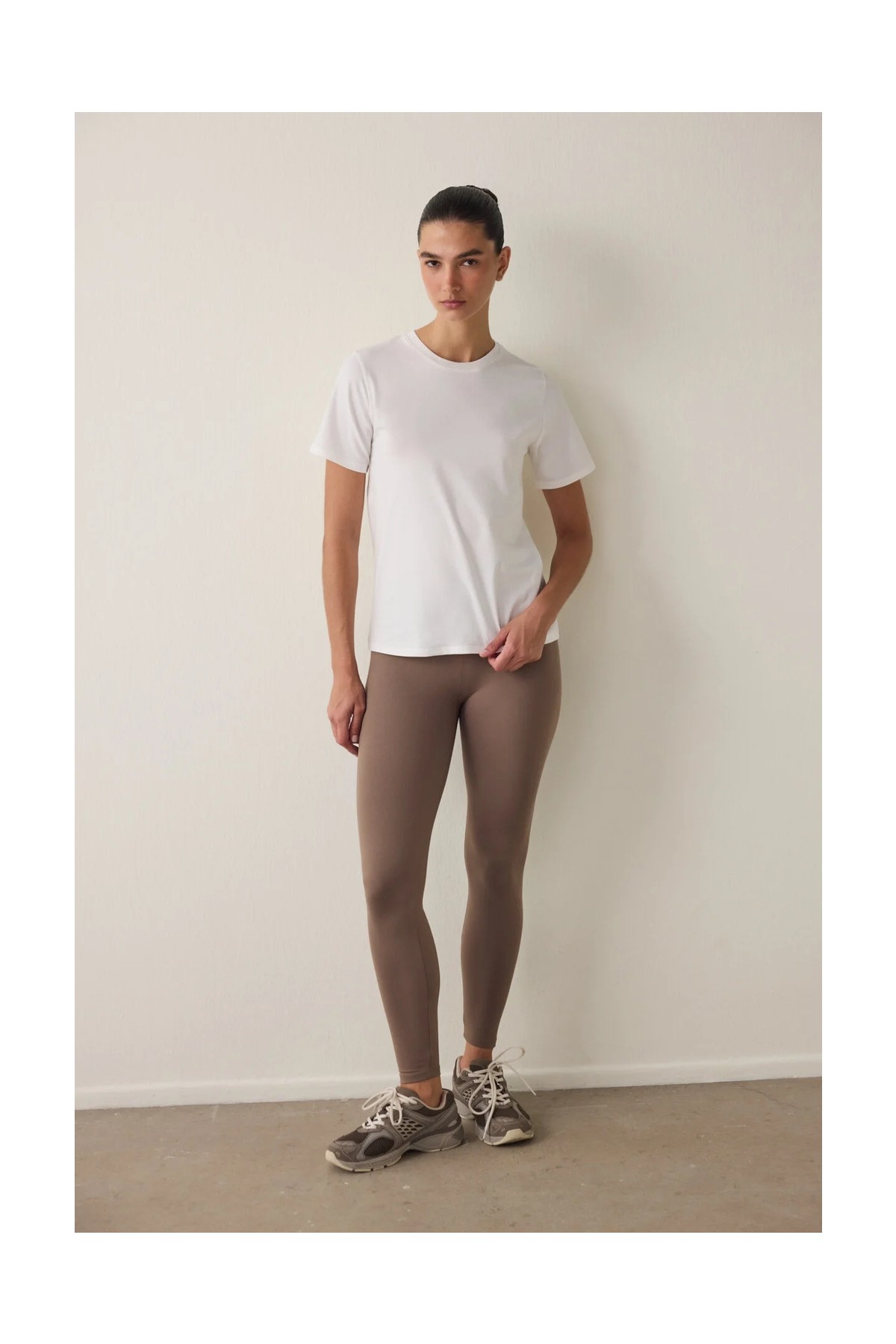 Penti Kırık Beyaz Basic Fit Kısa Kollu Tişört görsel 4