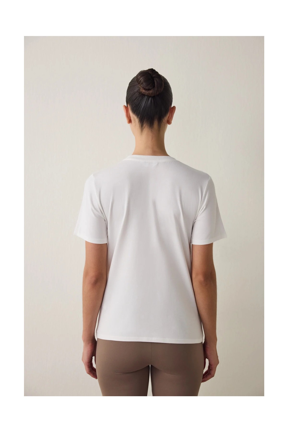 Penti Kırık Beyaz Basic Fit Kısa Kollu Tişört görsel 5